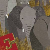 MinaLima - A Parade of Elephants プリント