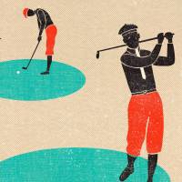 MinaLima - A Swing of Golfers<br>プリント