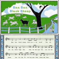 MinaLima - Baa Baa Black Sheep - Nursery Rhyme -プリント