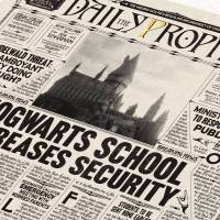 MinaLima - 日刊予言者新聞 - Hogwarts School Increases Security -プリント