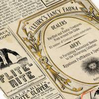 MinaLima - Fleury's Fancy Fauna Advertisementプリント