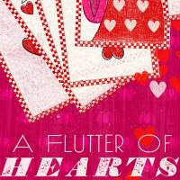 MinaLima - A Flutter of Hearts<br>プリント