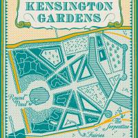 MinaLima - ピーター・パン - Map of Kensington Gardens<br>プリント