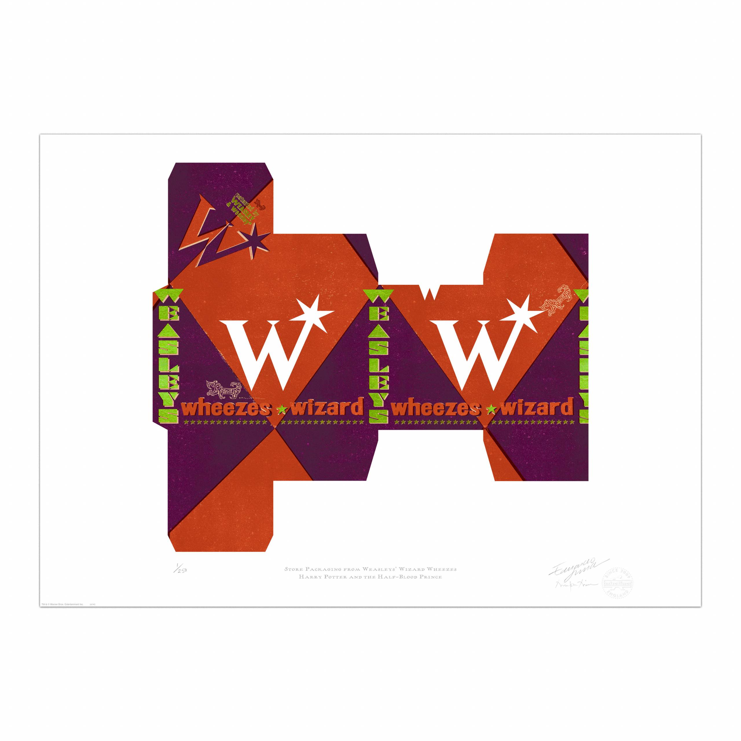Store Packaging from Weasleys' Wizard Wheezes - MinaLima