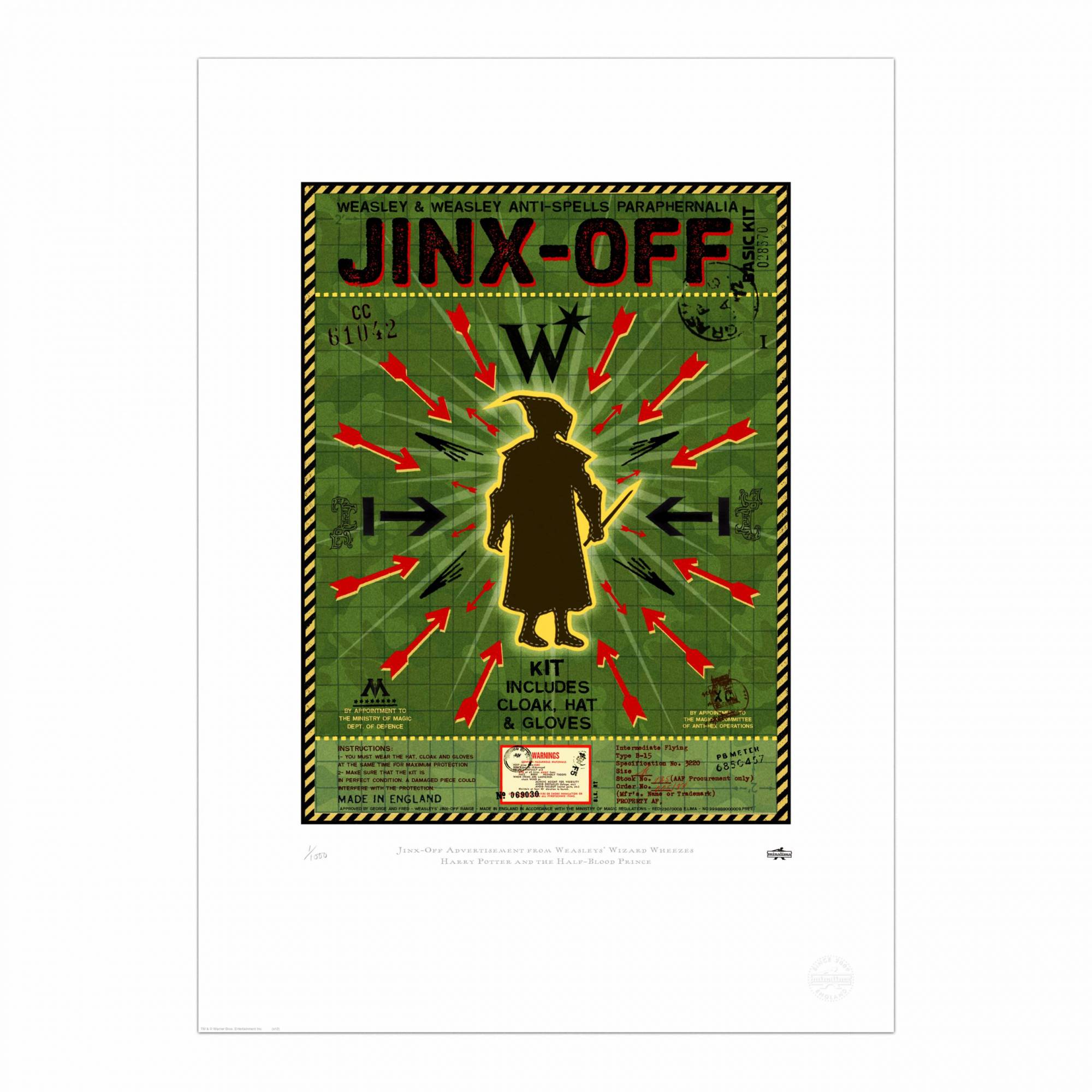 Wizard　From　Advertisement　Jinx-off　MinaLima　Weasleys'　Wheezes