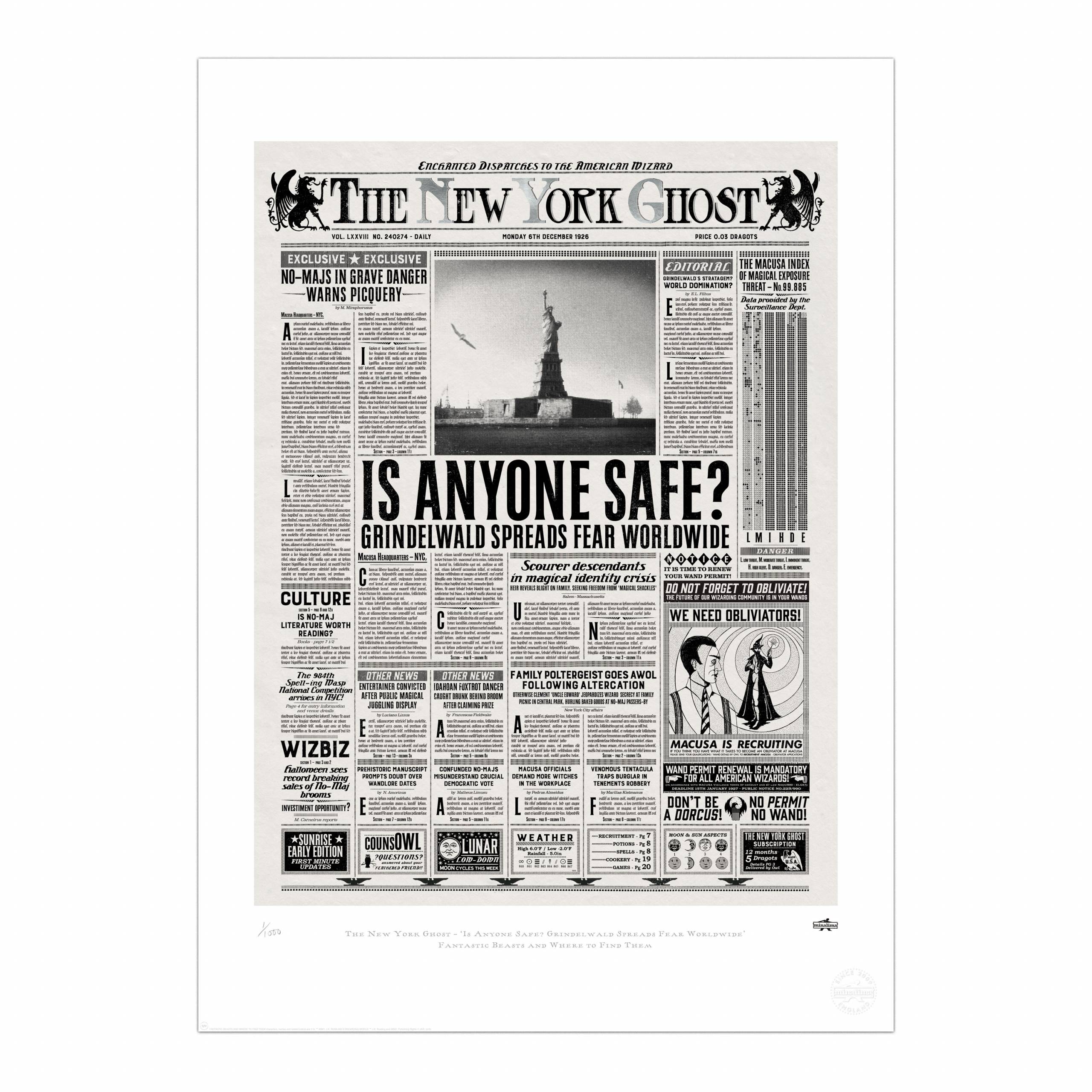 The New York Ghost - ‘Is Anyone Safe? Grindelwald Spreads Fear ...