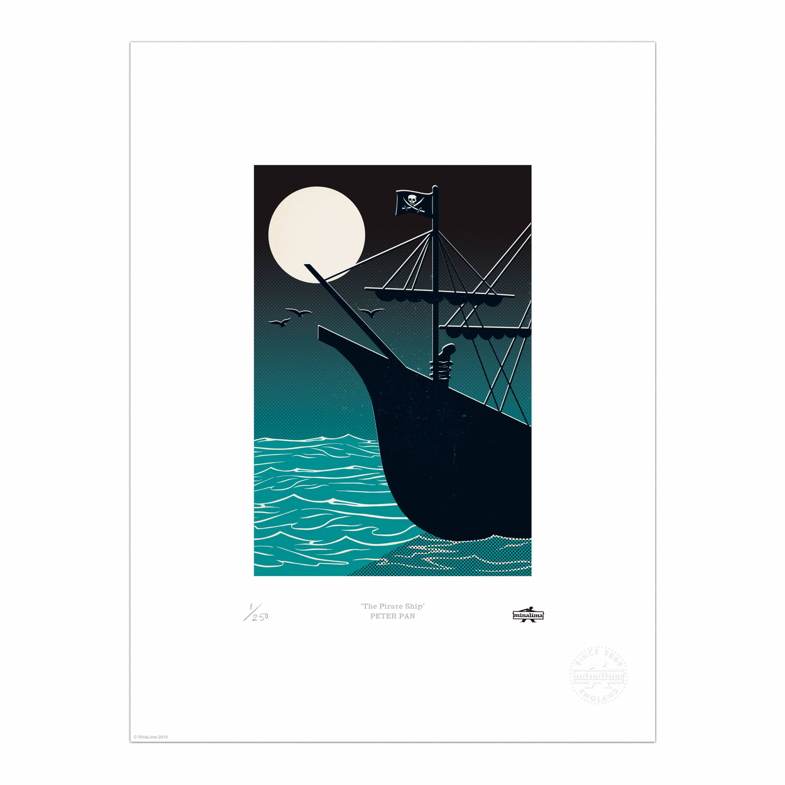 Peter Pan - 'The Pirate Ship' - MinaLima