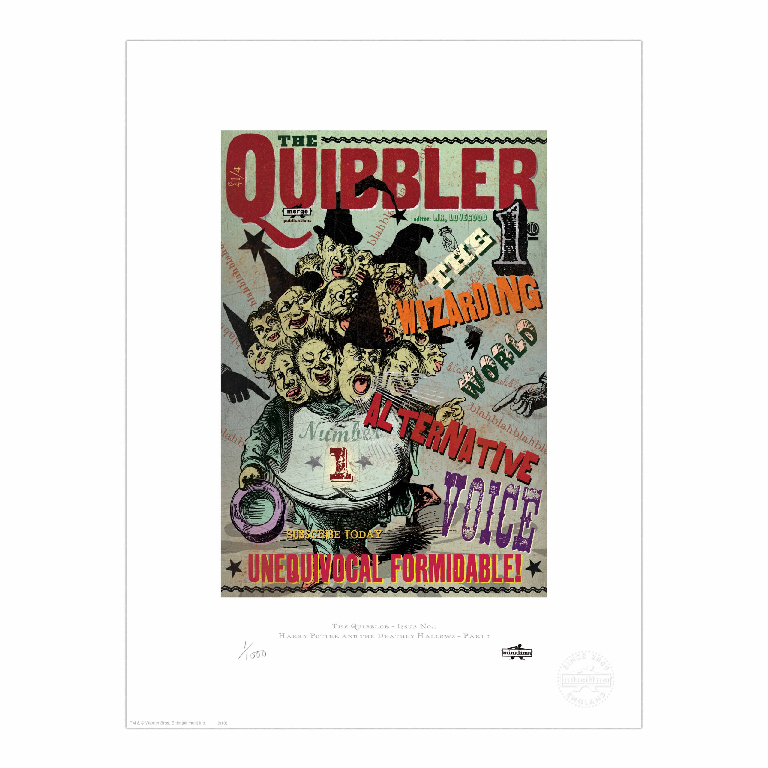 The Quibbler - Issue No.1 - MinaLima