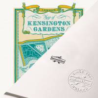 MinaLima - ピーター・パン - Map of Kensington Gardens<br>プリント