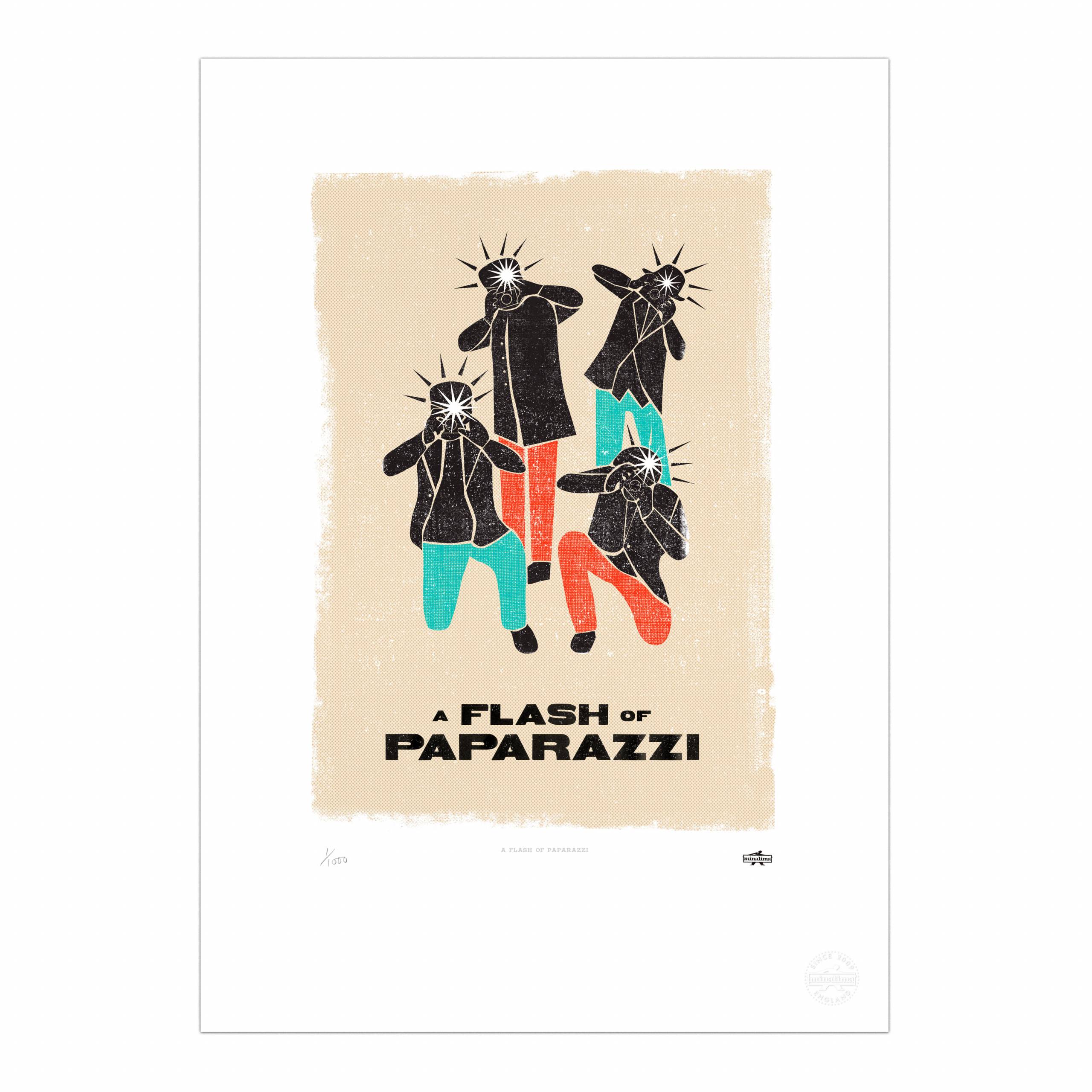 A Flash of Paparazzi Print