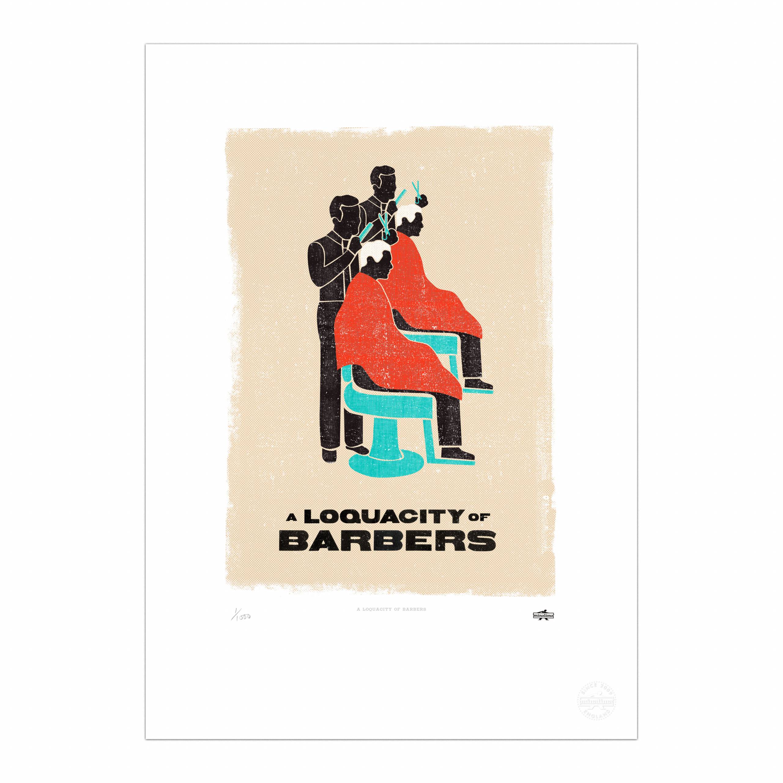 A Loquacity of Barbers Print