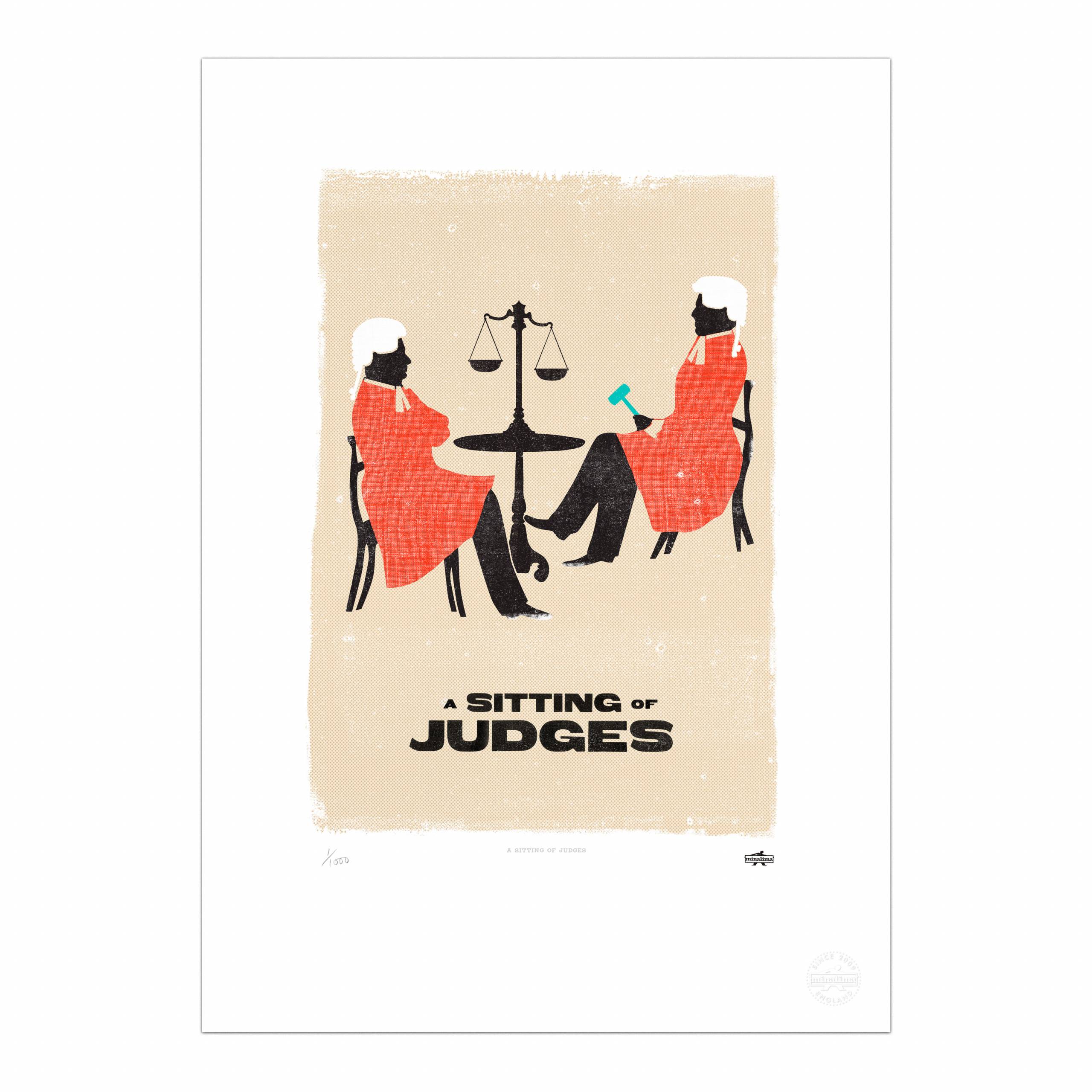A Sitting of Judges Print