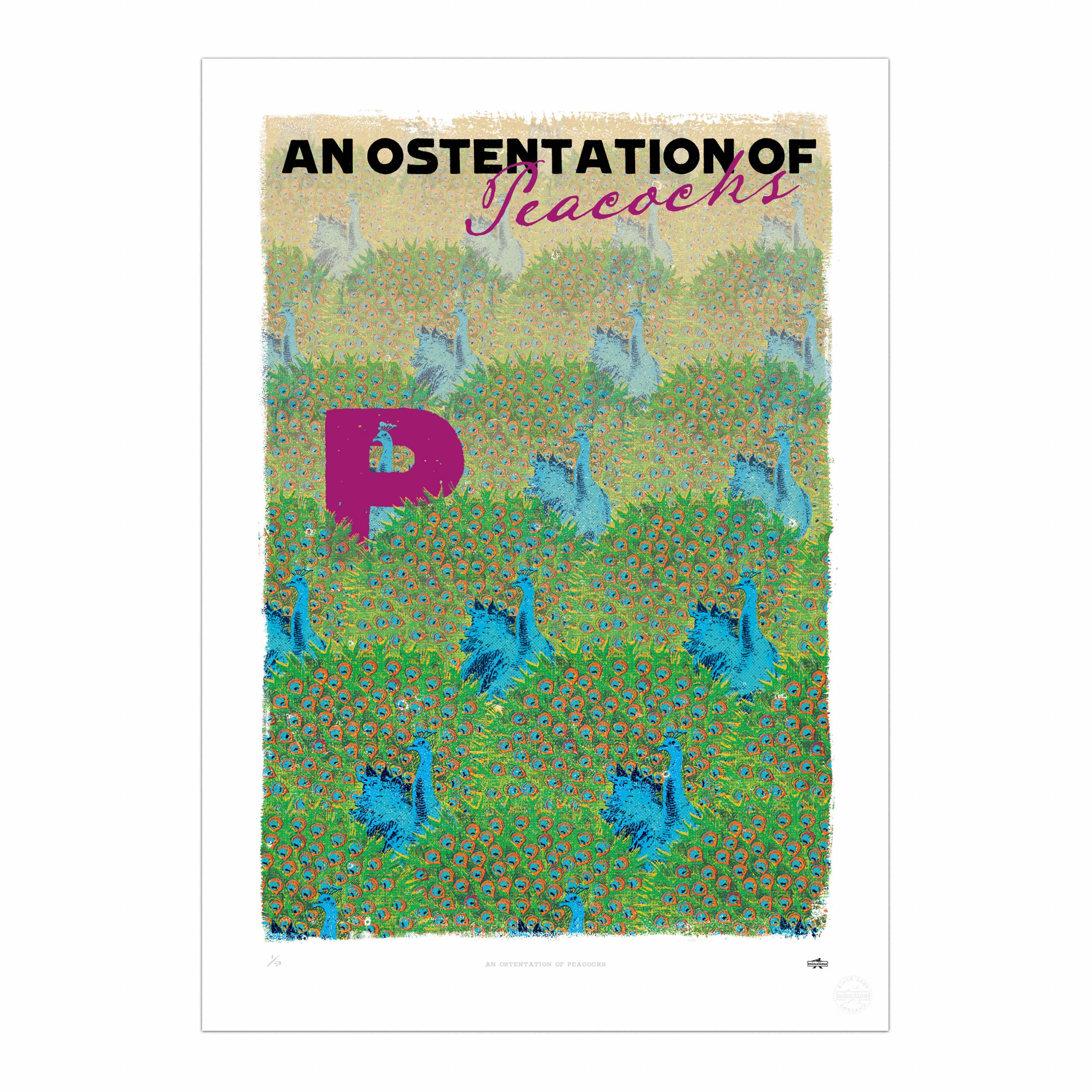An Ostentation of Peacocks Print
