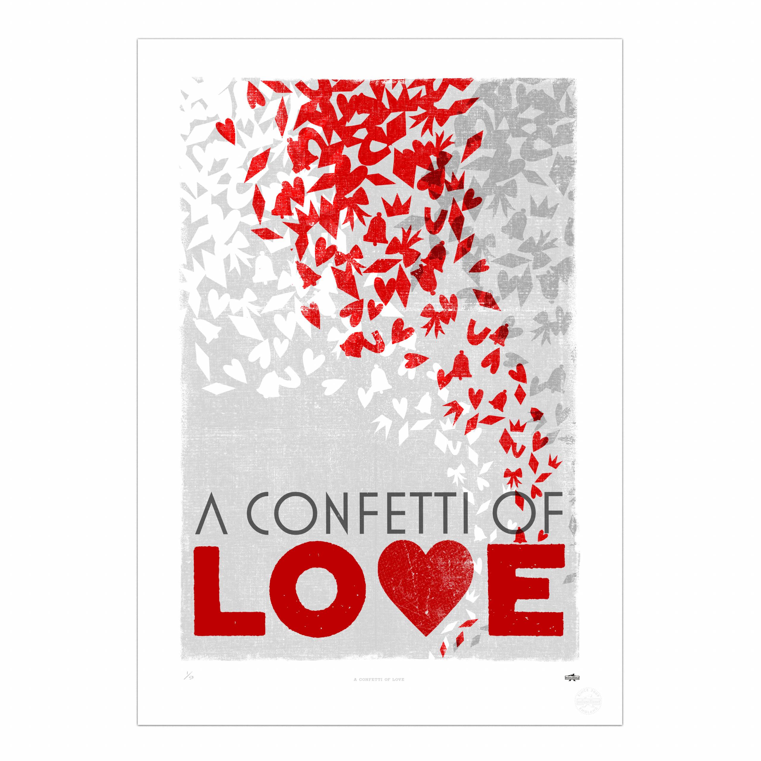 A Confetti of Love Print