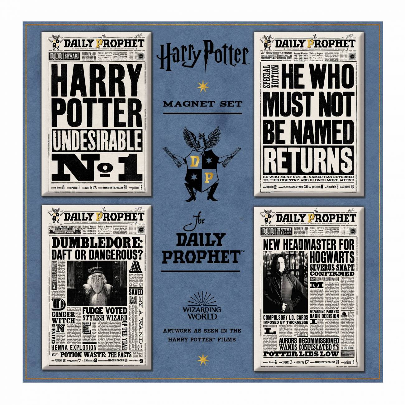 The Daily Prophet - Albus Dumbledore's Obituary - MinaLima