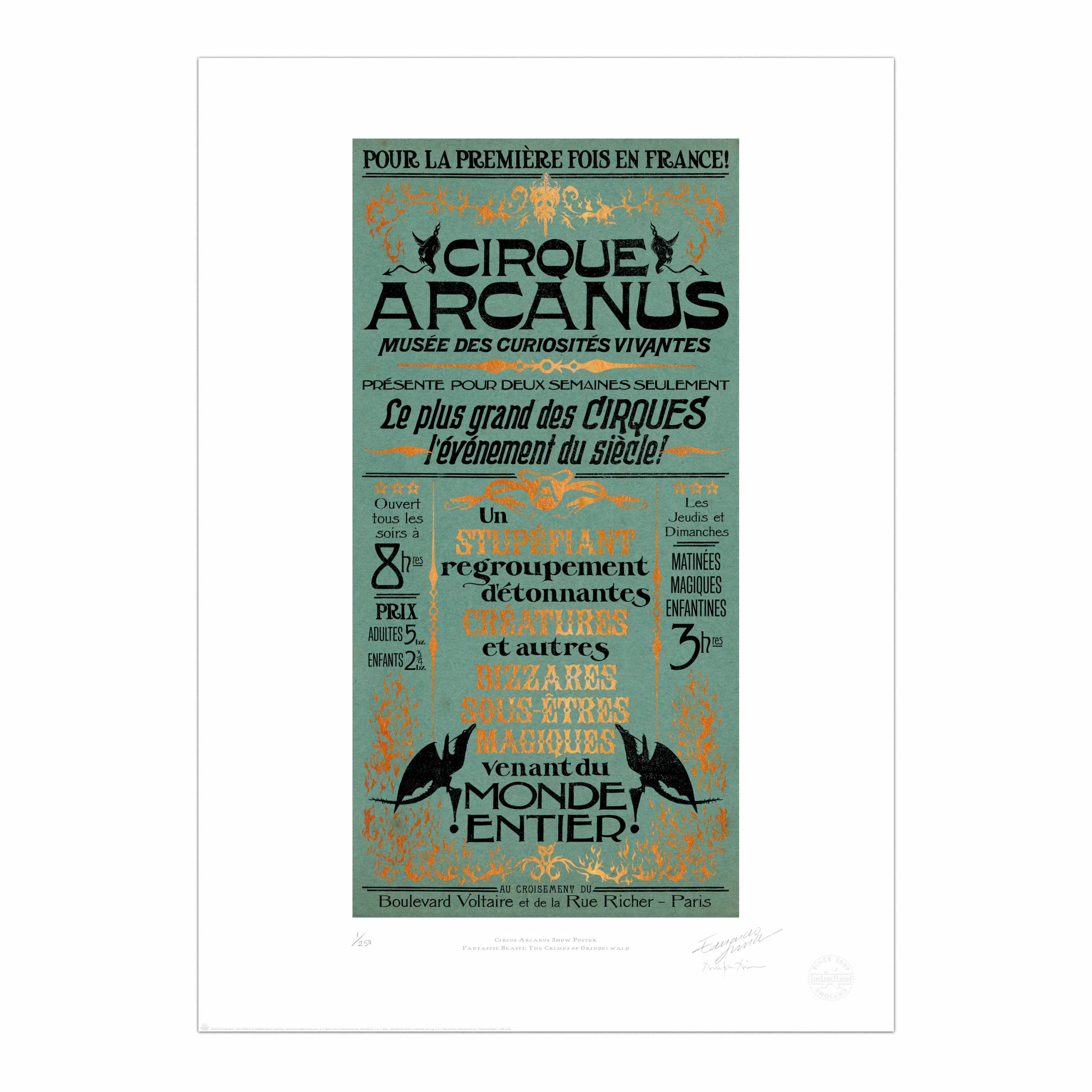 Circus Arcanus Show Poster