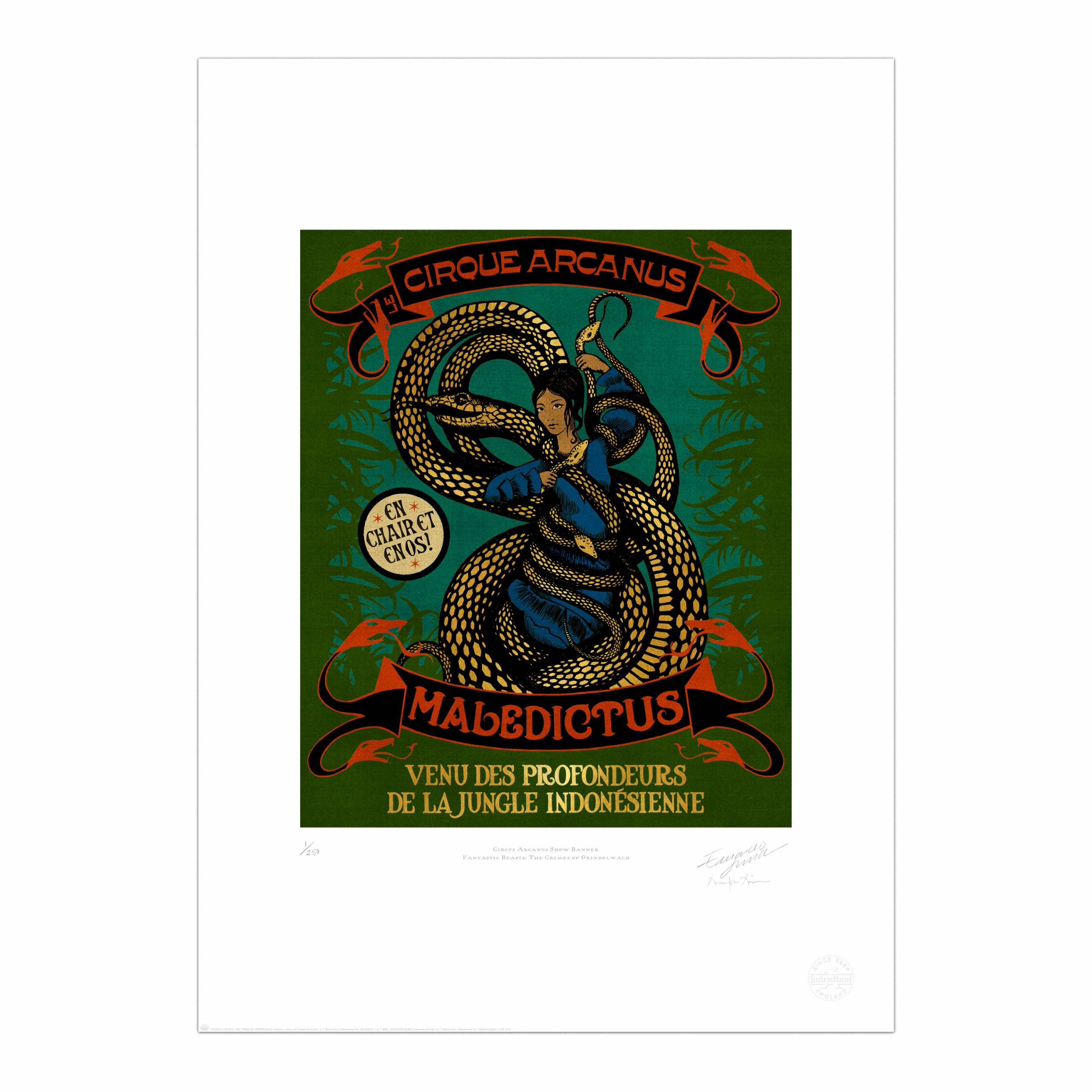 Circus Arcanus Show Banner - Maledictus