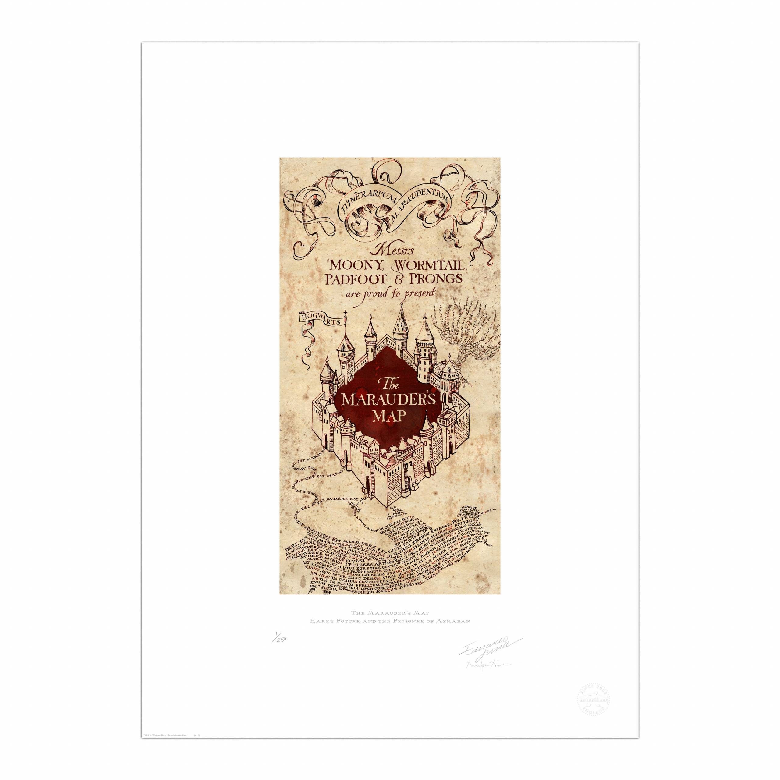 The Marauder's Map - Harry Potter Graphic Art Prints by MinaLima