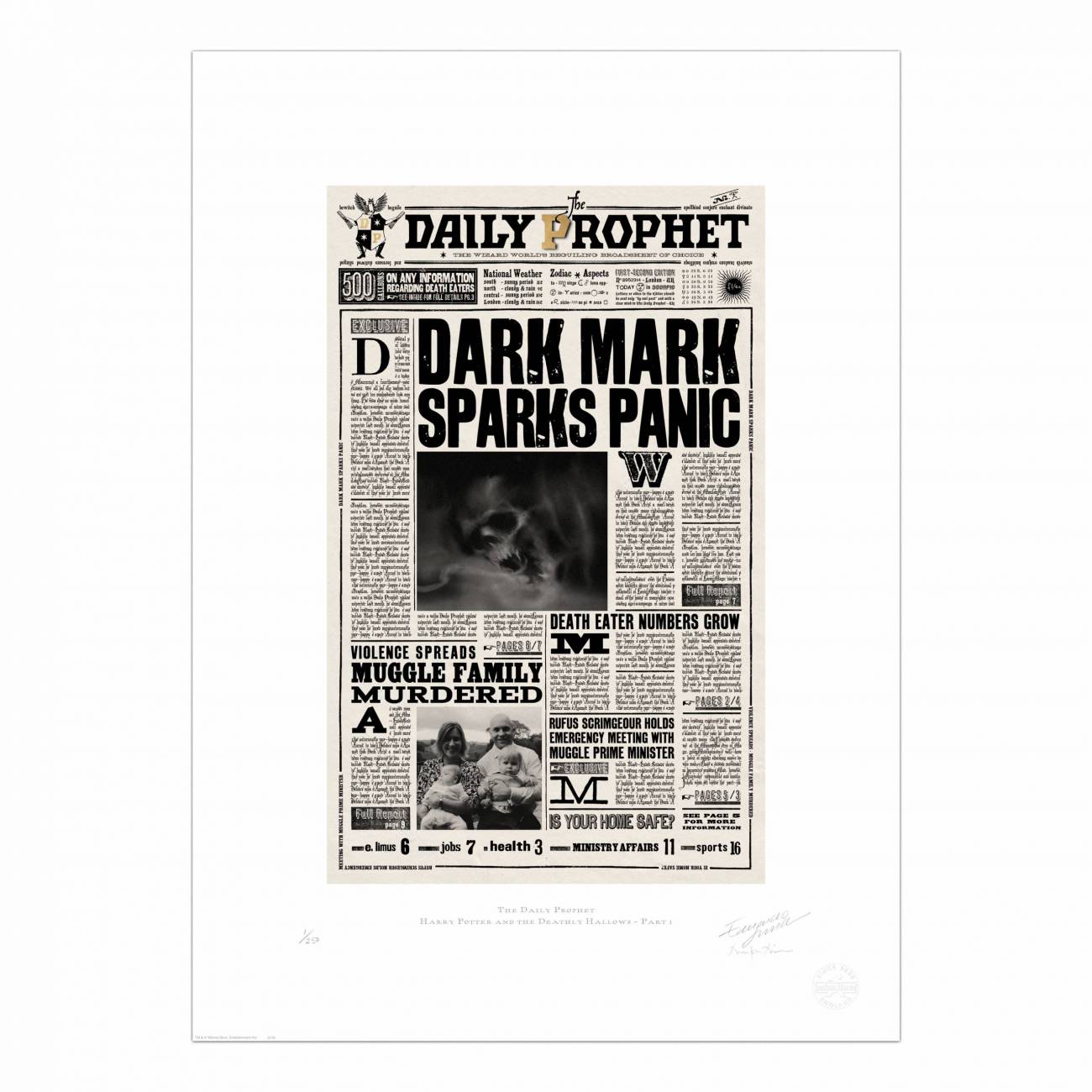 The Daily Prophet - 'Escape from Azkaban!' - MinaLima