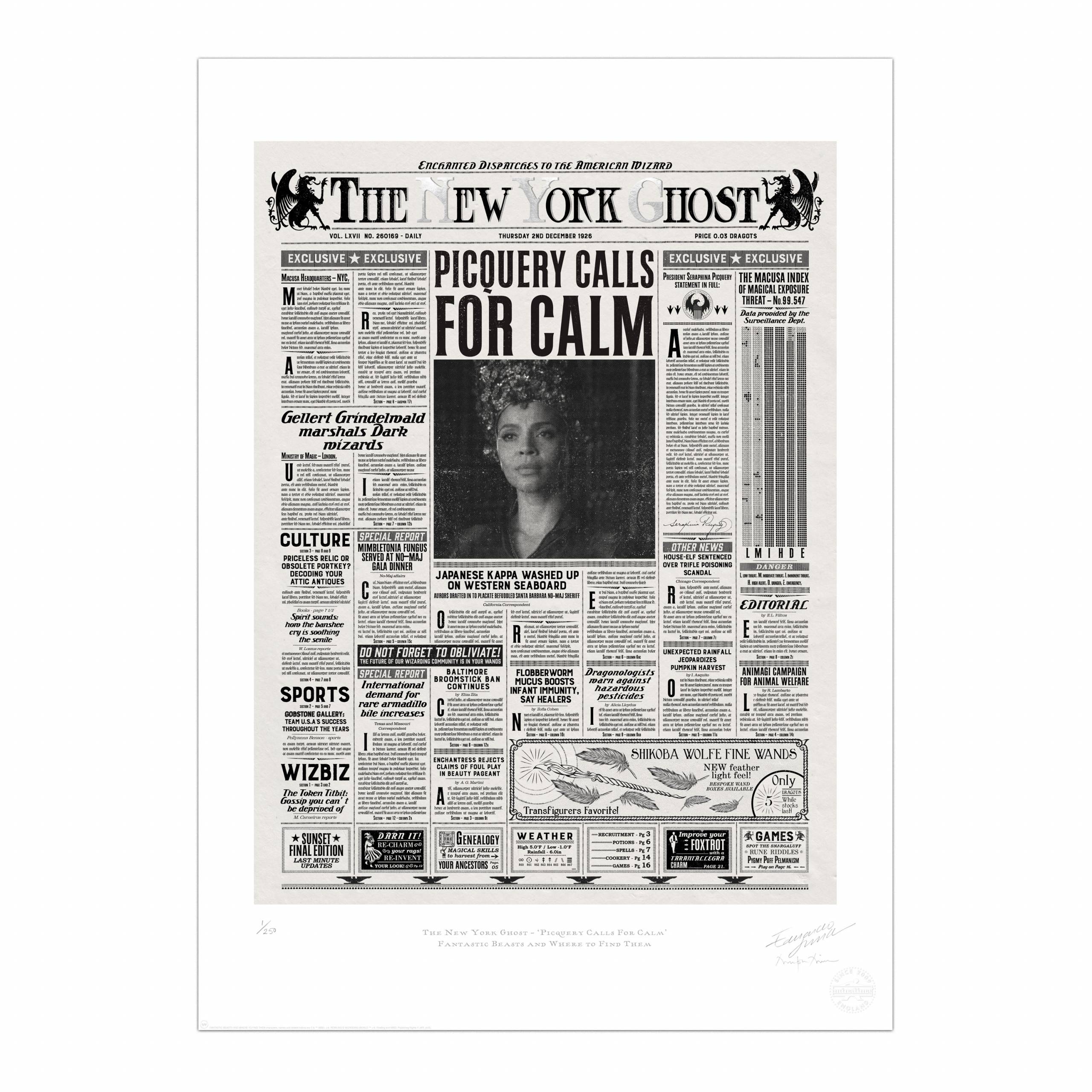 The New York Ghost - ‘Picquery Calls For Calm’