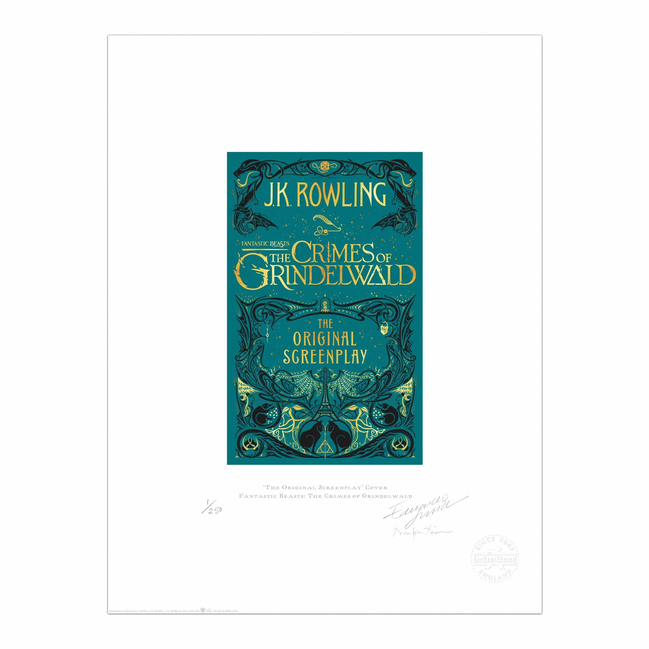 'Fantastic Beasts: The Crimes of Grindelwald - The Original Screenplay' Cover