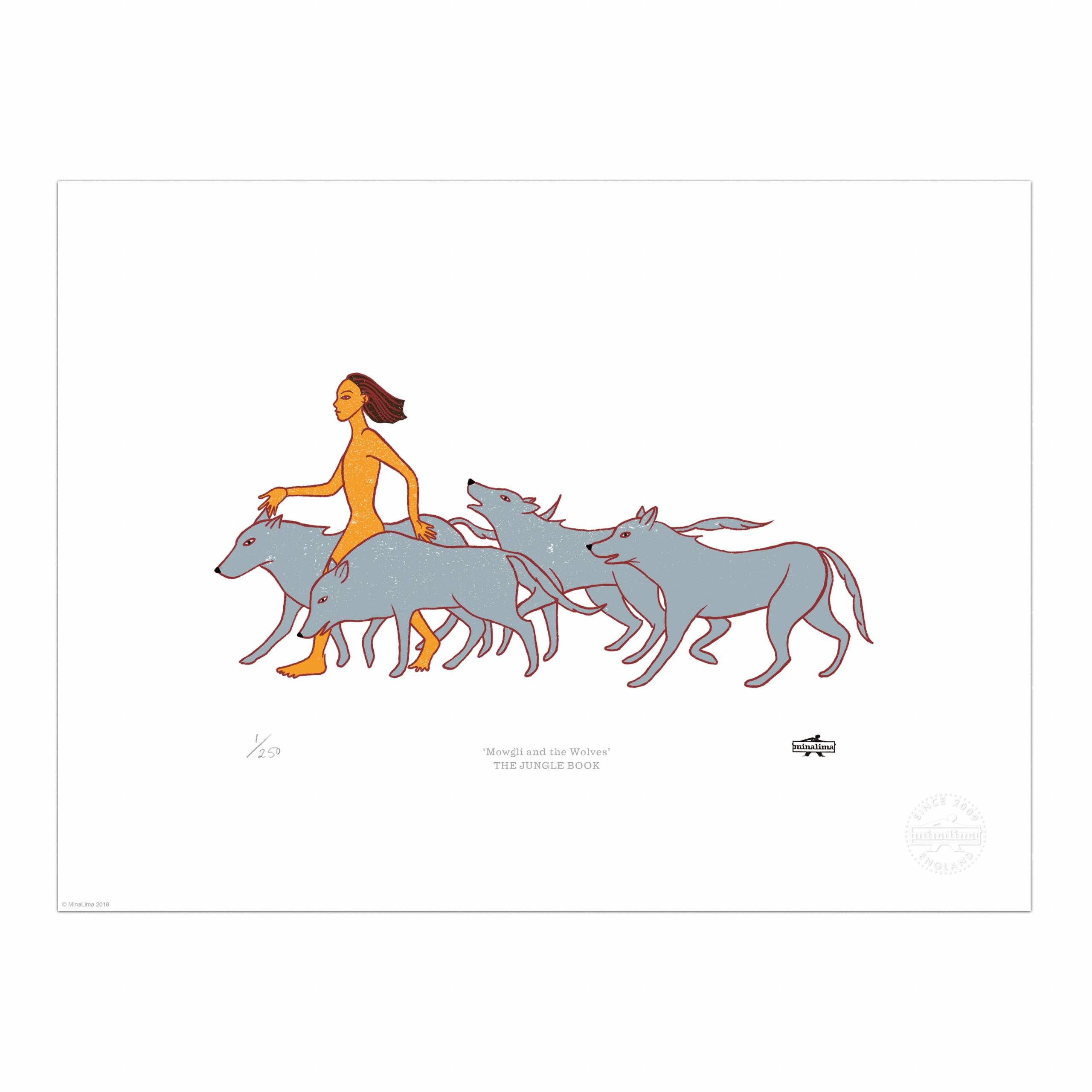 ‘Mowgli and the Wolves’