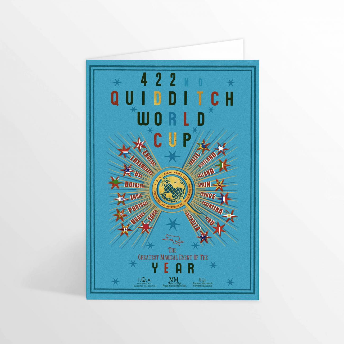 Quidditch - Quidditch World Cup Poster - MinaLima