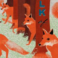 MinaLima - A Skulk of Foxesグリーティングカード