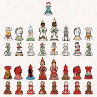 MinaLima - 不思議の国のアリス - Looking-Glass Chessプリント