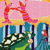 MinaLima - 不思議の国のアリス - The Lobster Quadrilleプリント