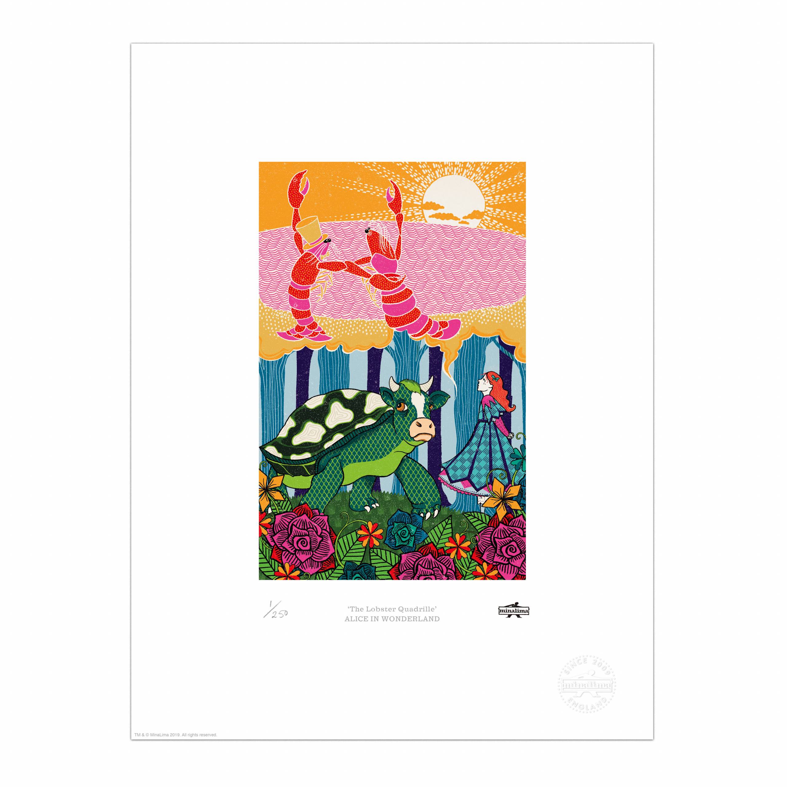 Alice's Adventures in Wonderland ‘The Lobster Quadrille’ MinaLima