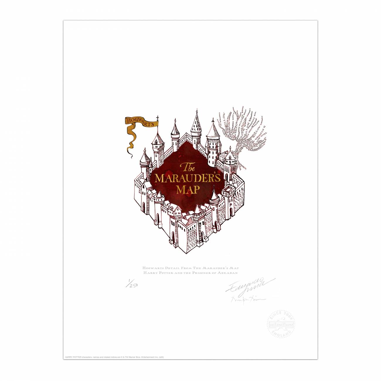 Mappa del Malandrino Harry Potter Marauder Map