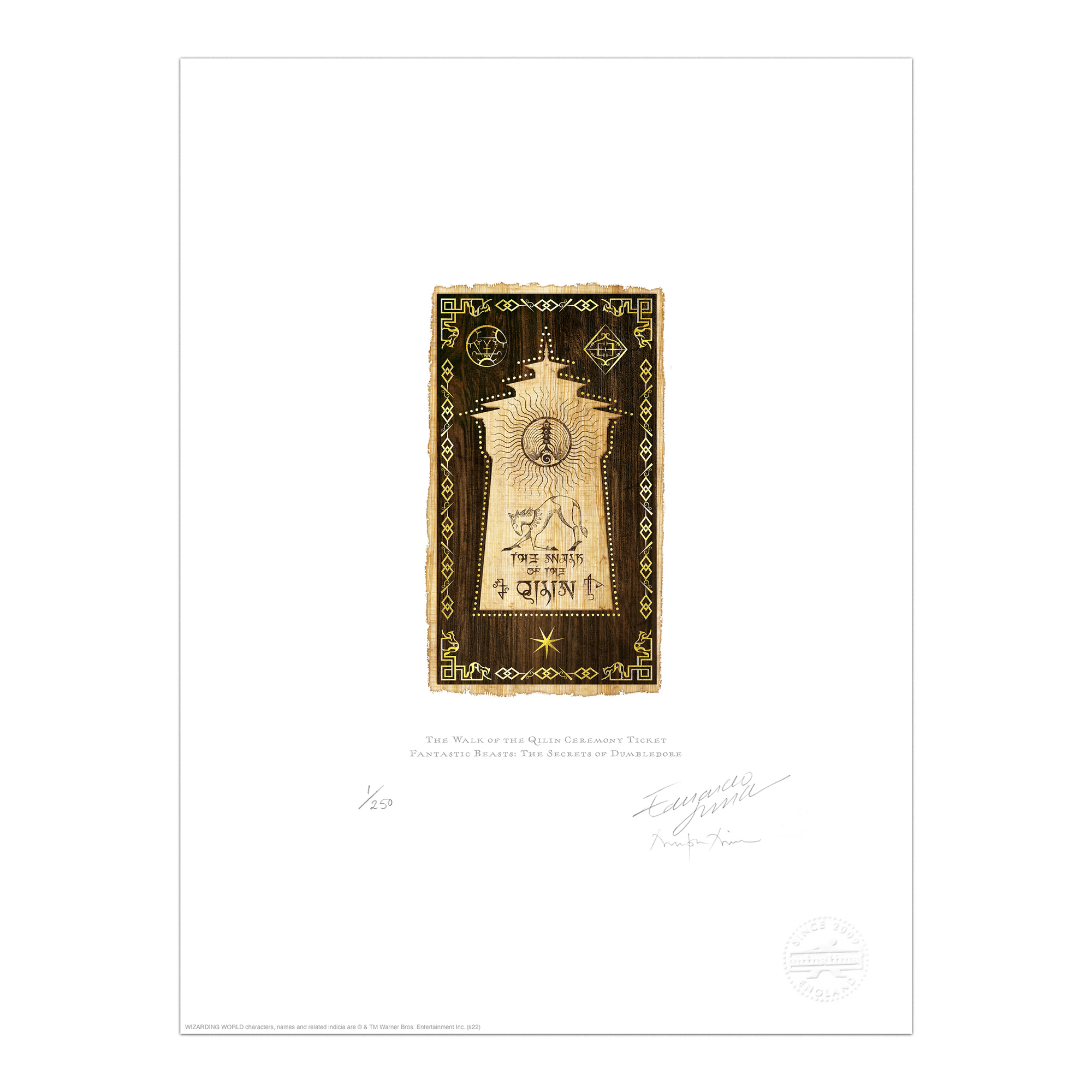 The Walk of the Qilin Ceremony Ticket