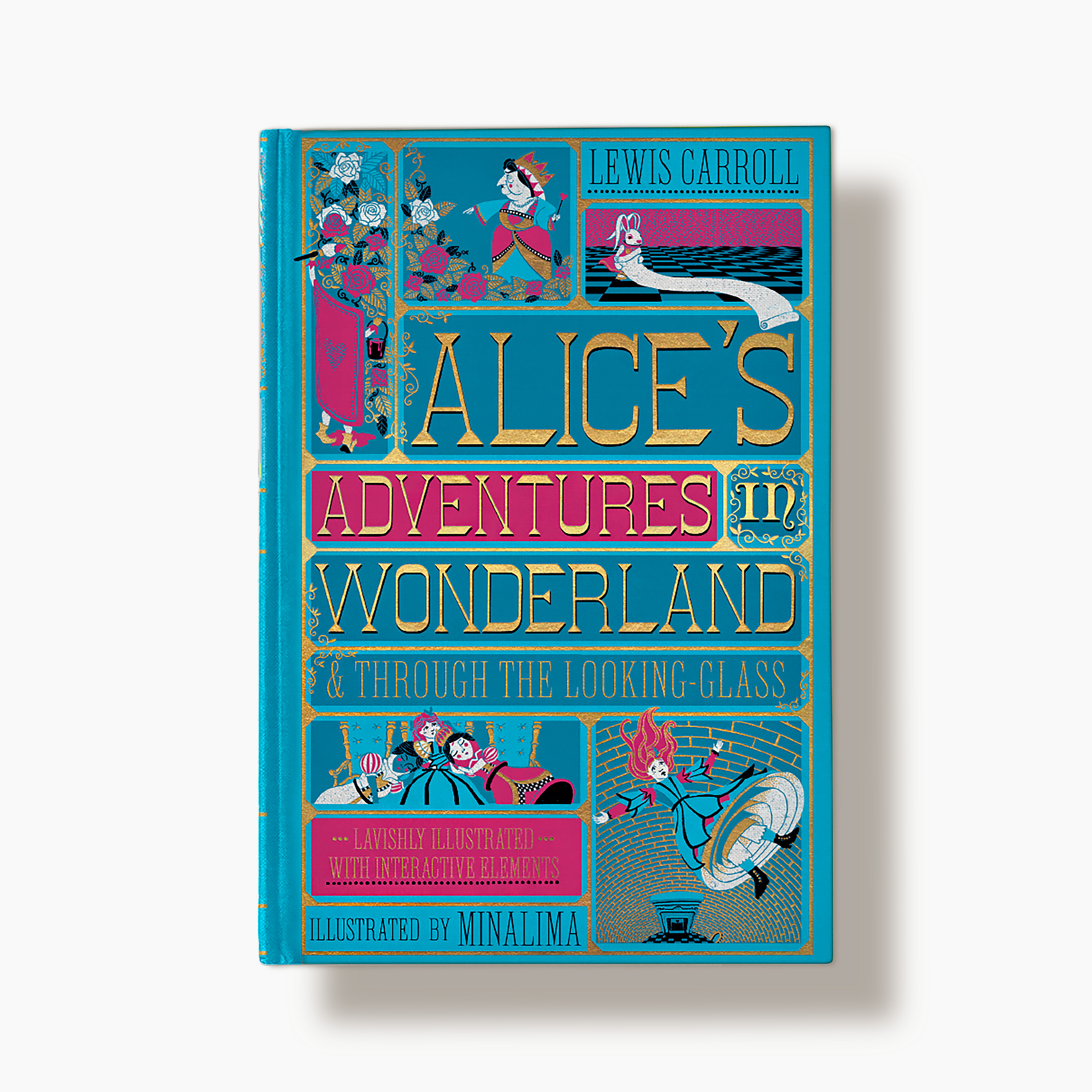 in　Wonderland　Alice's　MinaLima　the　Looking-Glass　Adventures　Edition)　Through　(UK