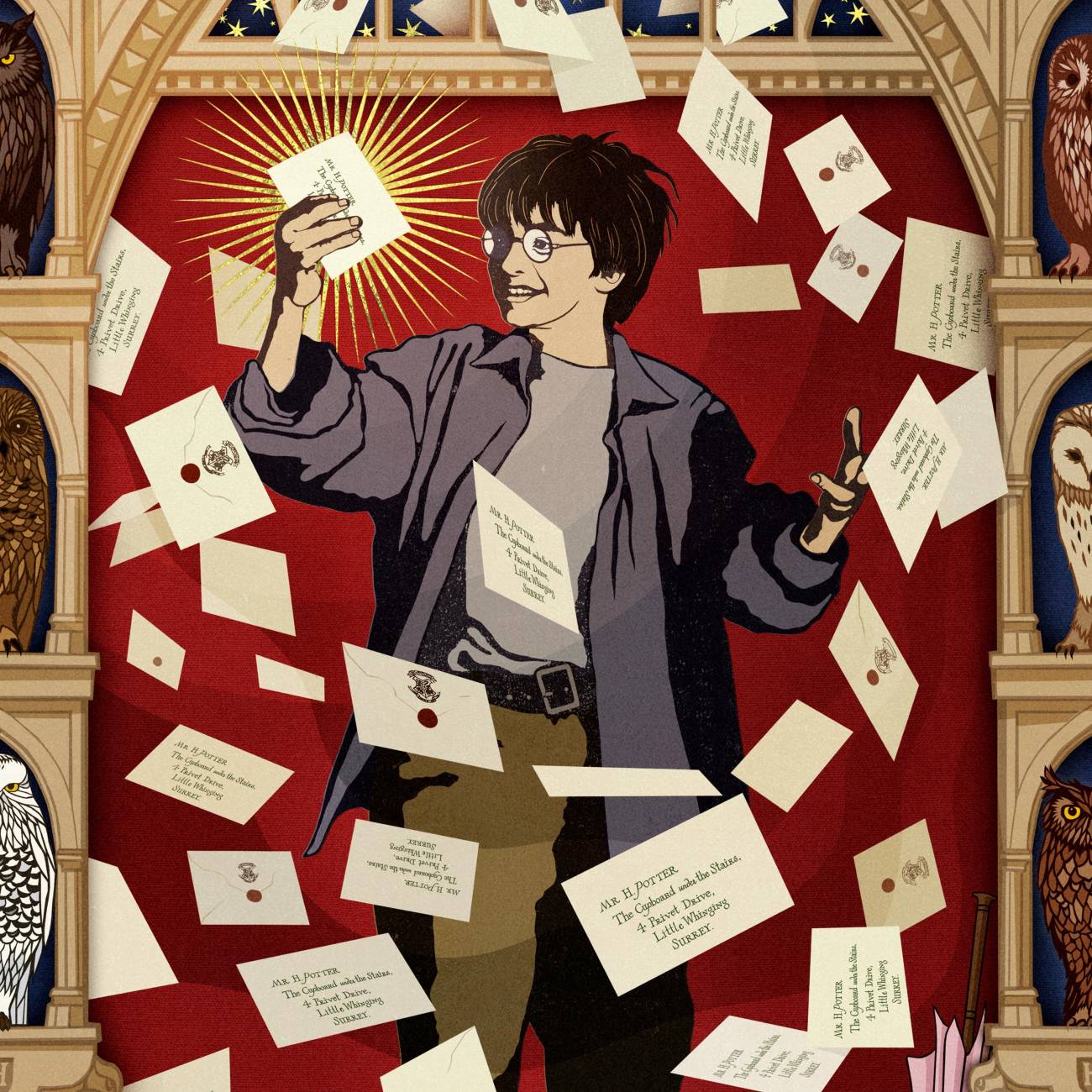 Magical Moments - ‘You're a wizard, Harry’ Art Print - MinaLima