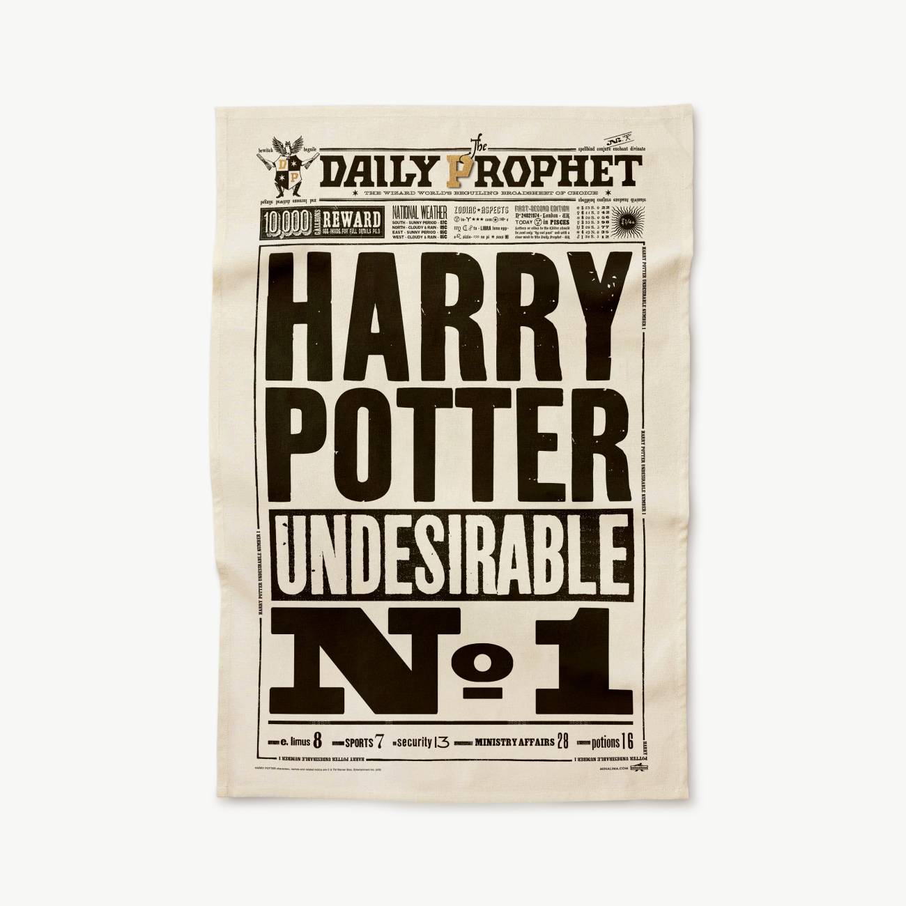 The Daily Prophet - 'He Who Must Not Be Named Returns' - MinaLima
