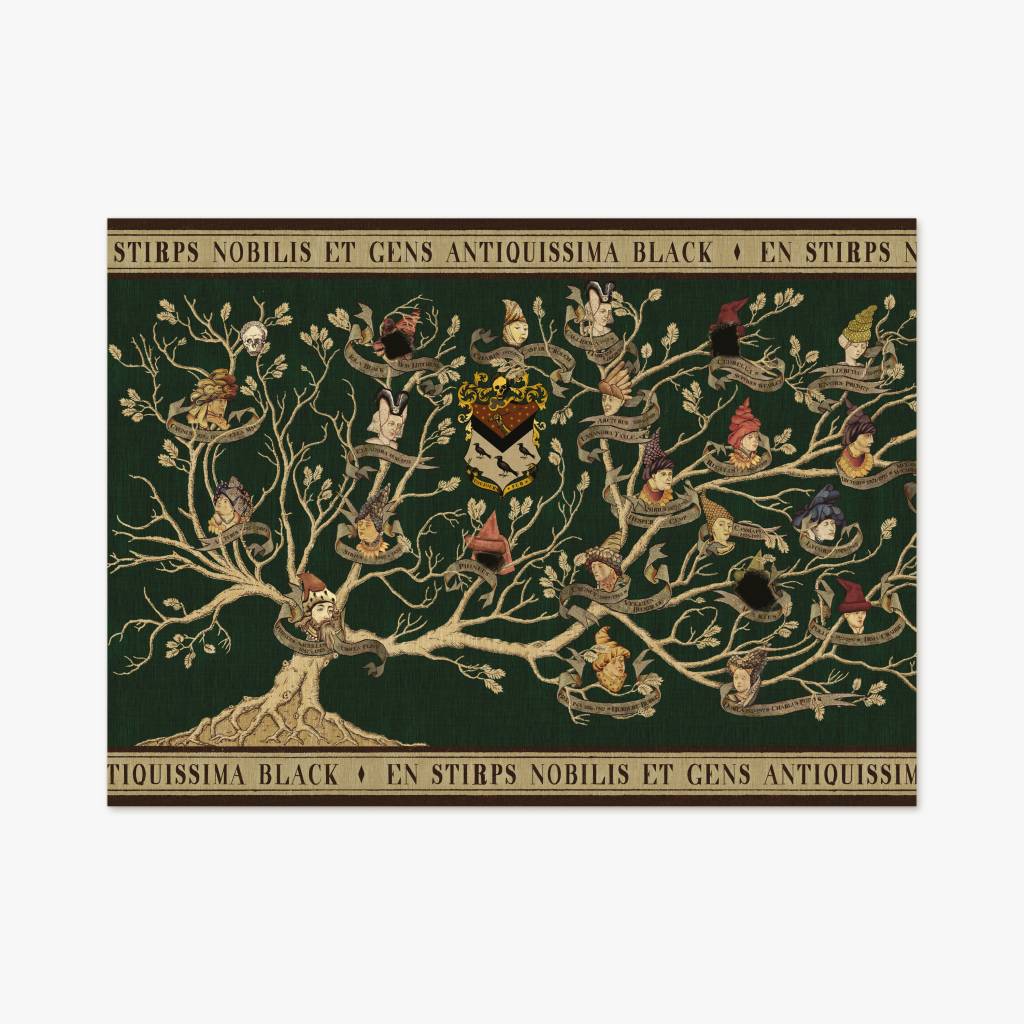 Black tapestry harry potter sale