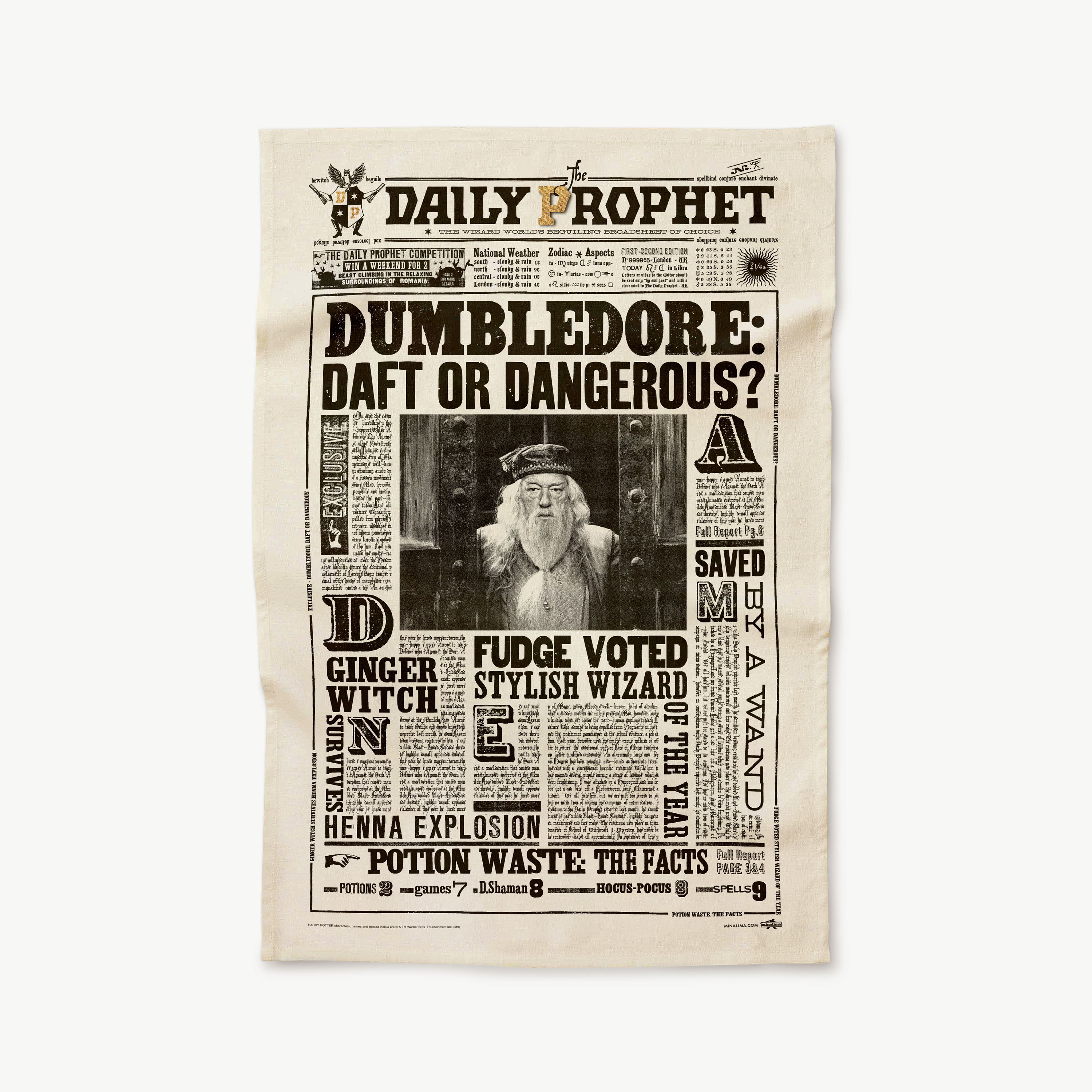 The Daily Prophet - ‘Dumbledore: Daft or Dangerous?’