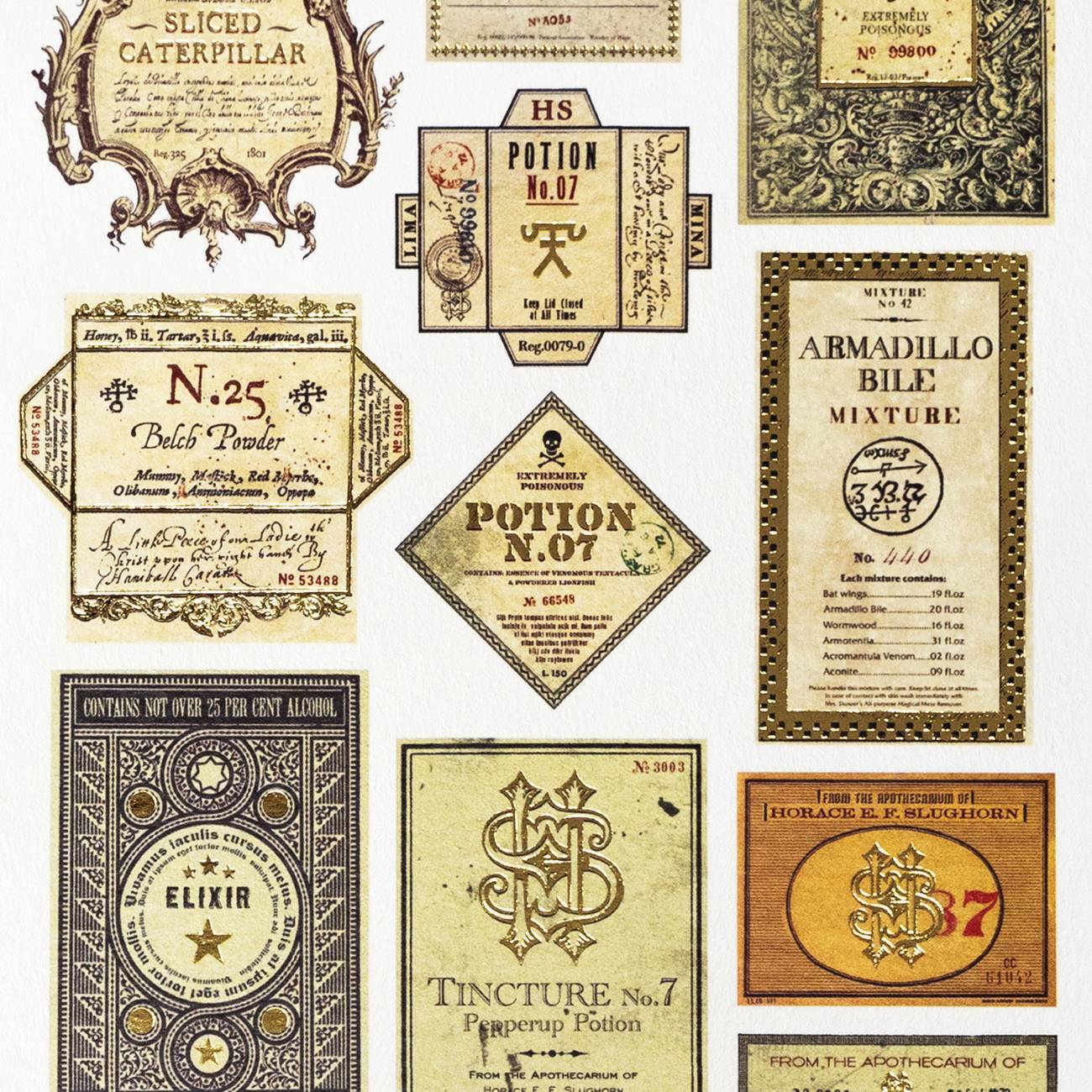 Potions - Labels - MinaLima