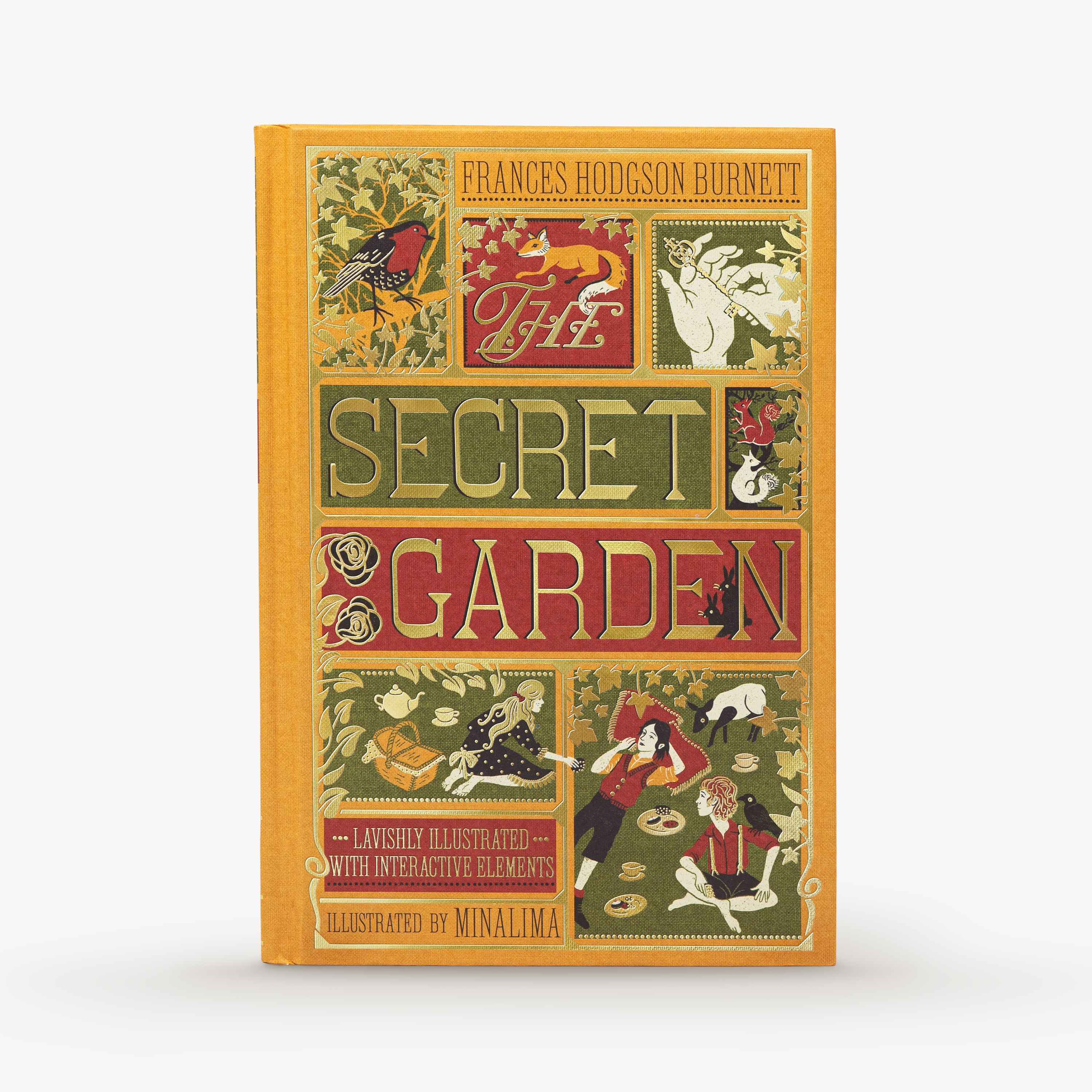 The Secret Garden by Frances Hodgson Burnett - Lavishly illustrated with interactive elements by MinaLima.