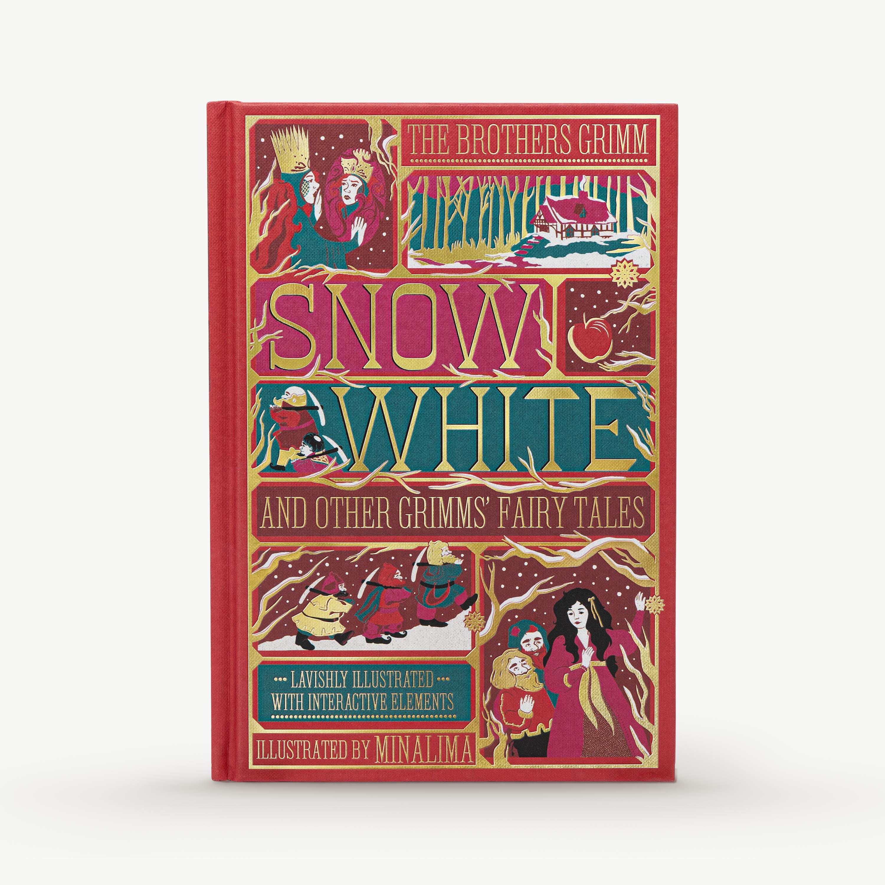 Snow White and other Grimms' Fairy Tales - Lavishly Illustrated with Interactive Elements by MinaLima