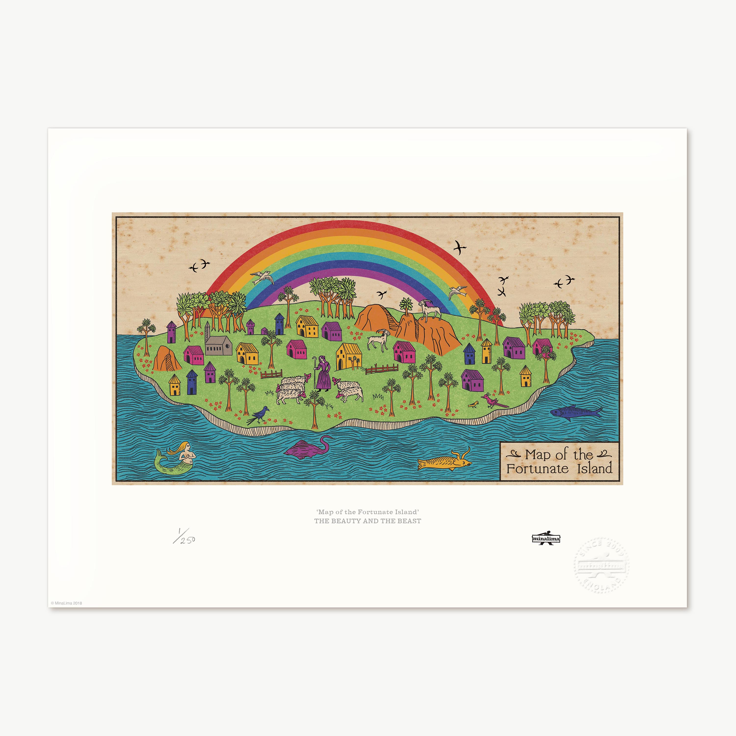 The Beauty and the Beast - Map of the Fortunate Island