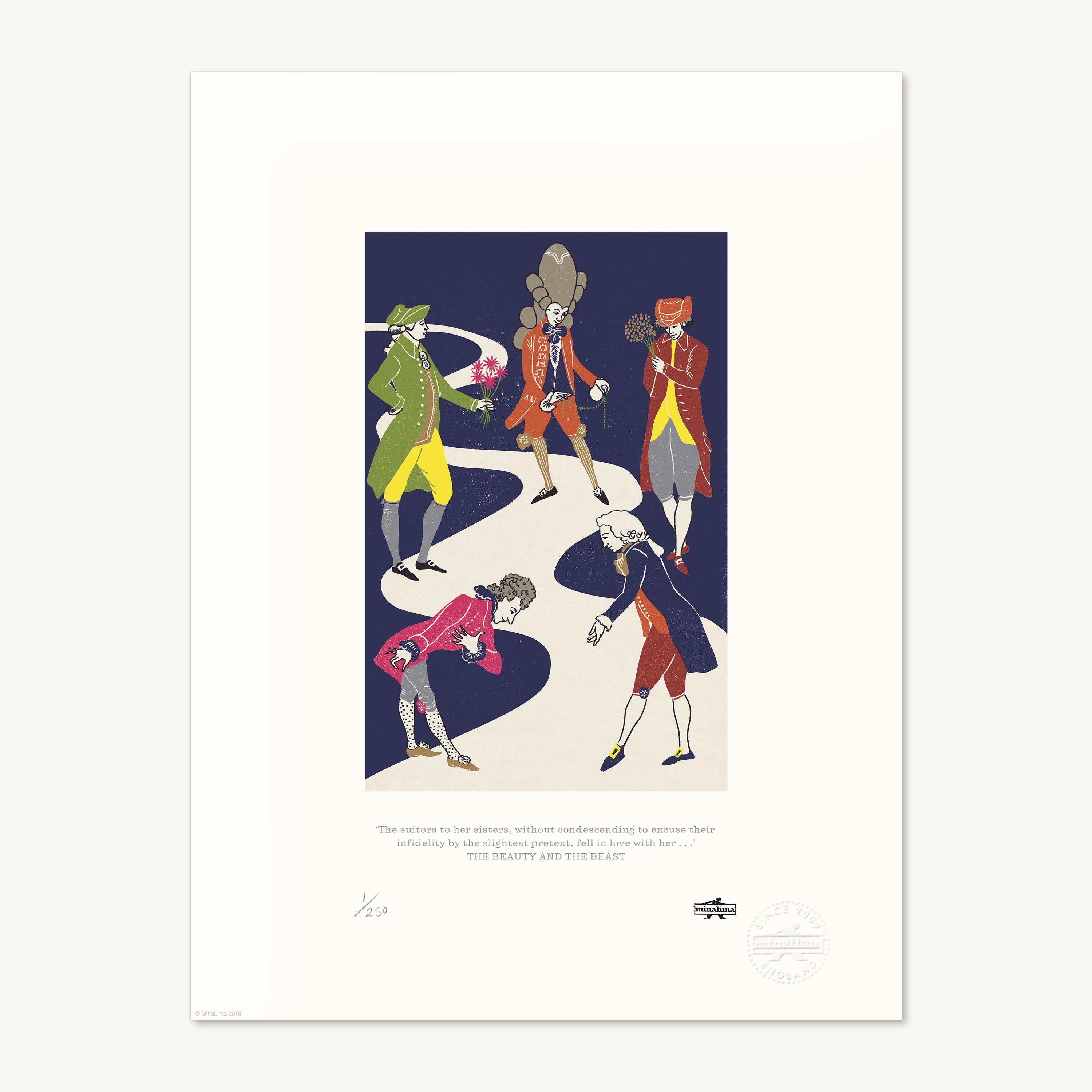 The Beauty and the Beast - "The suitors to her sisters..."