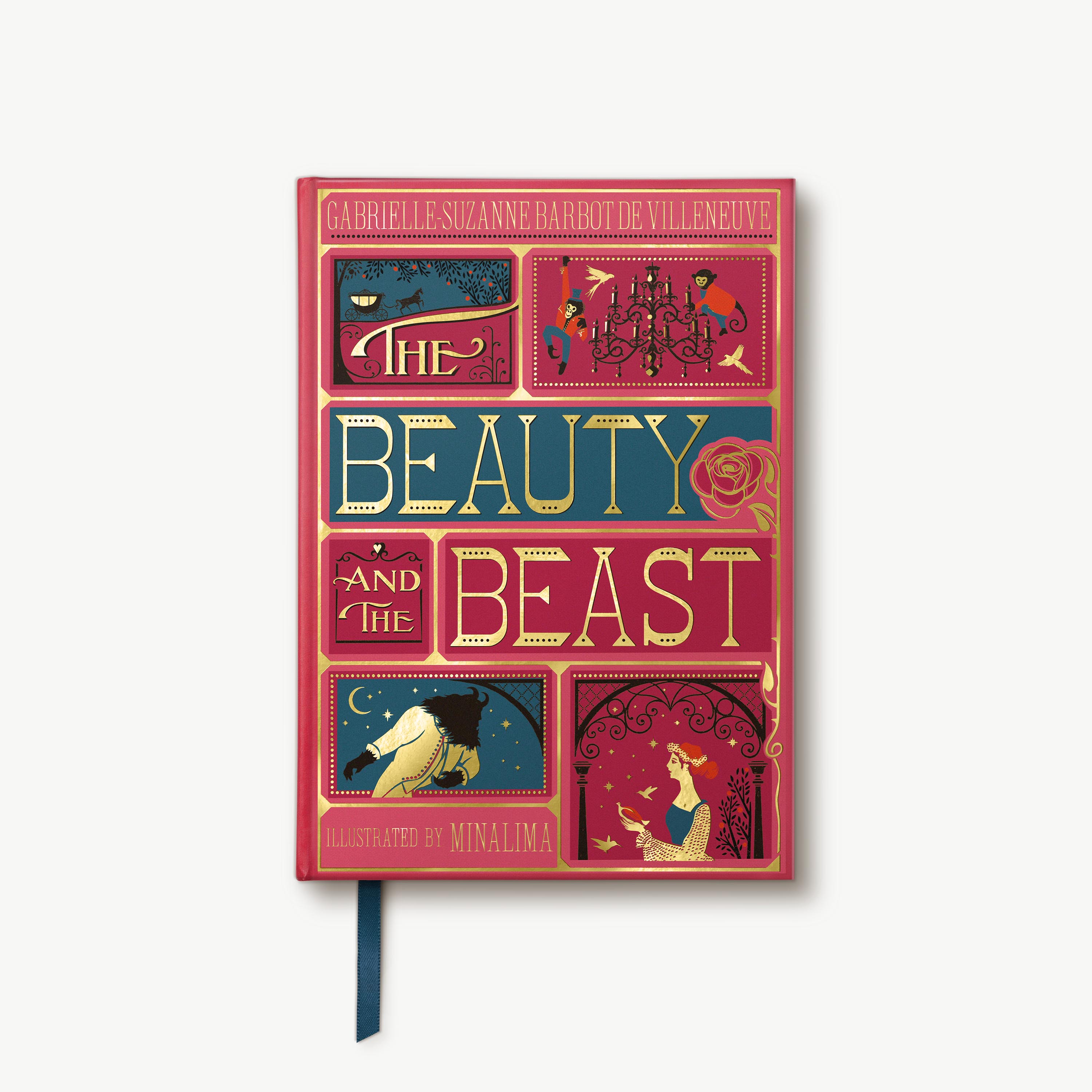 Minalima Classics' The Beauty and The Beast book cover notebook.