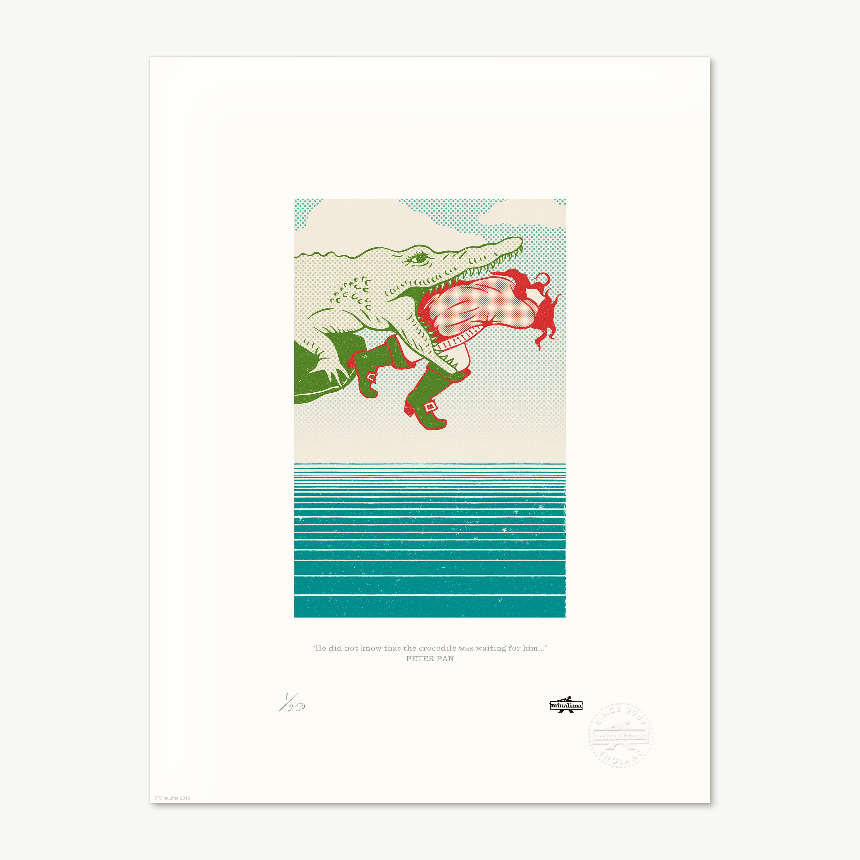 "He did not know that the crocodile was waiting for him..."