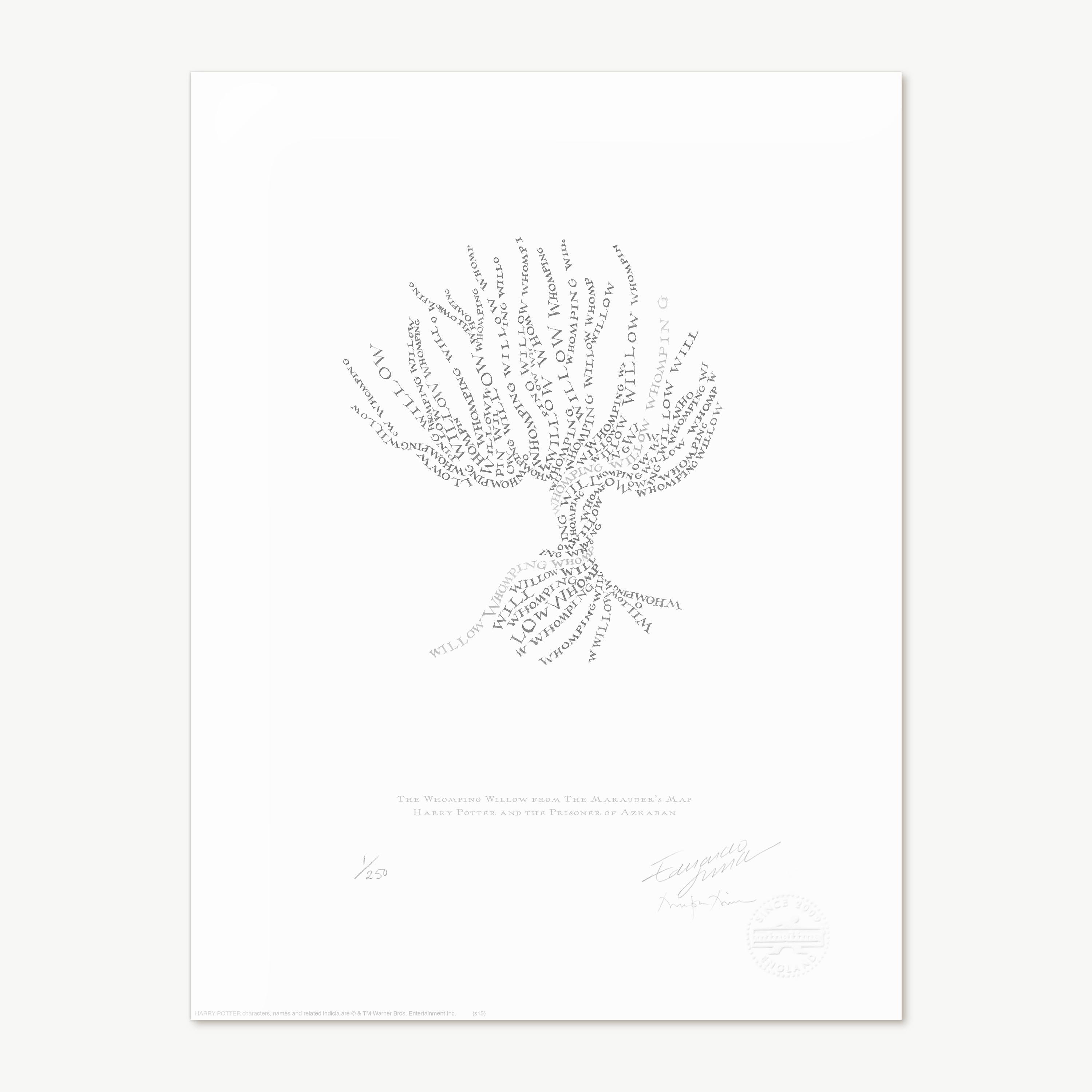 The Whomping Willow from The Marauder's Map