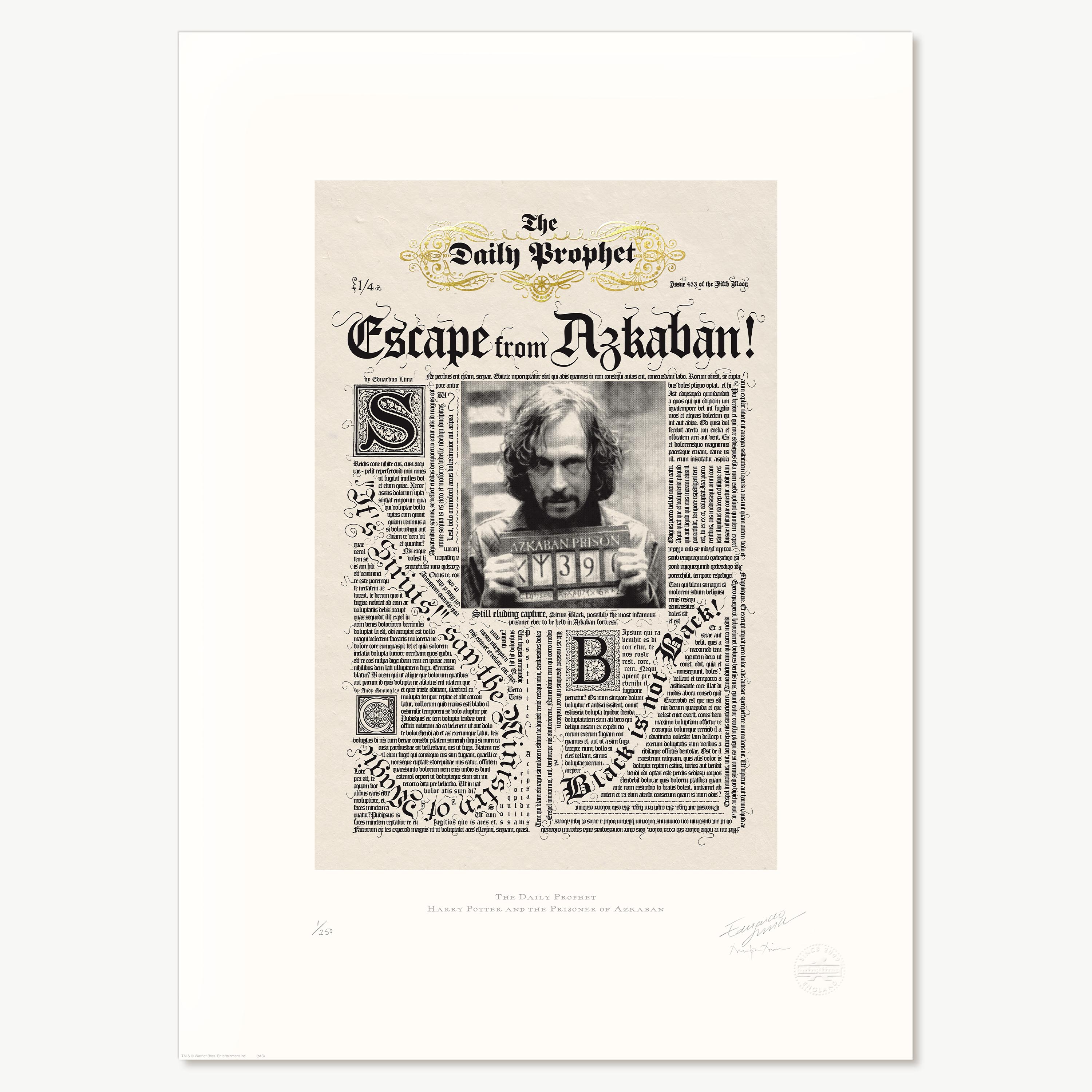 The Daily Prophet - 'Escape from Azkaban!'