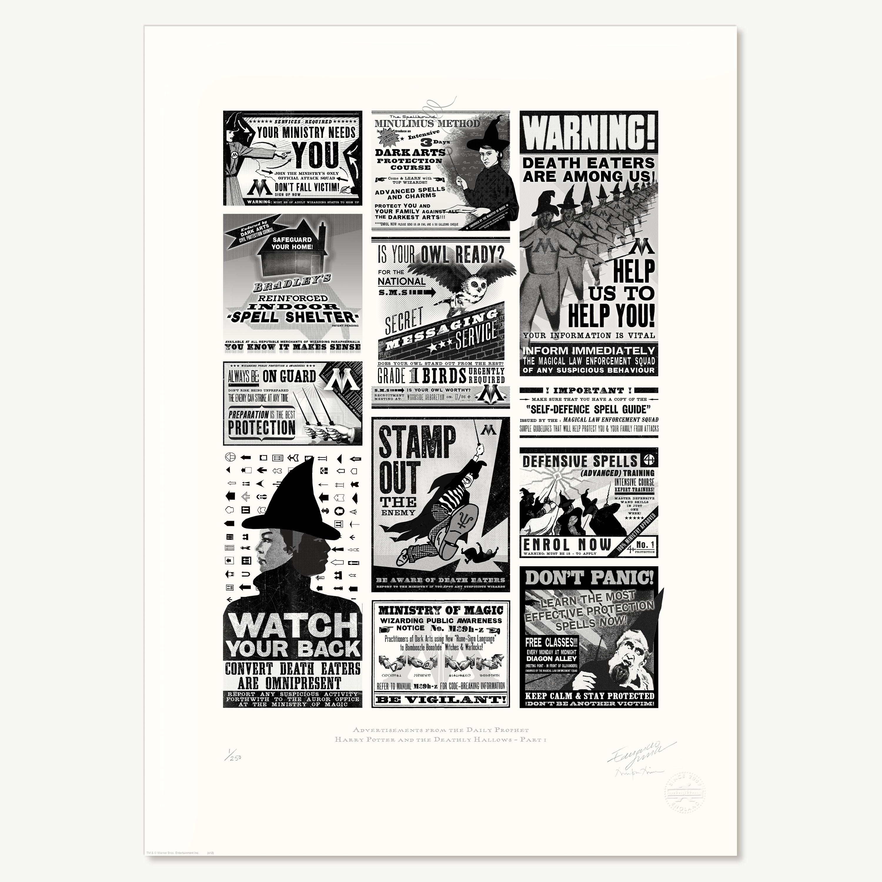 Advertisements from The Daily Prophet