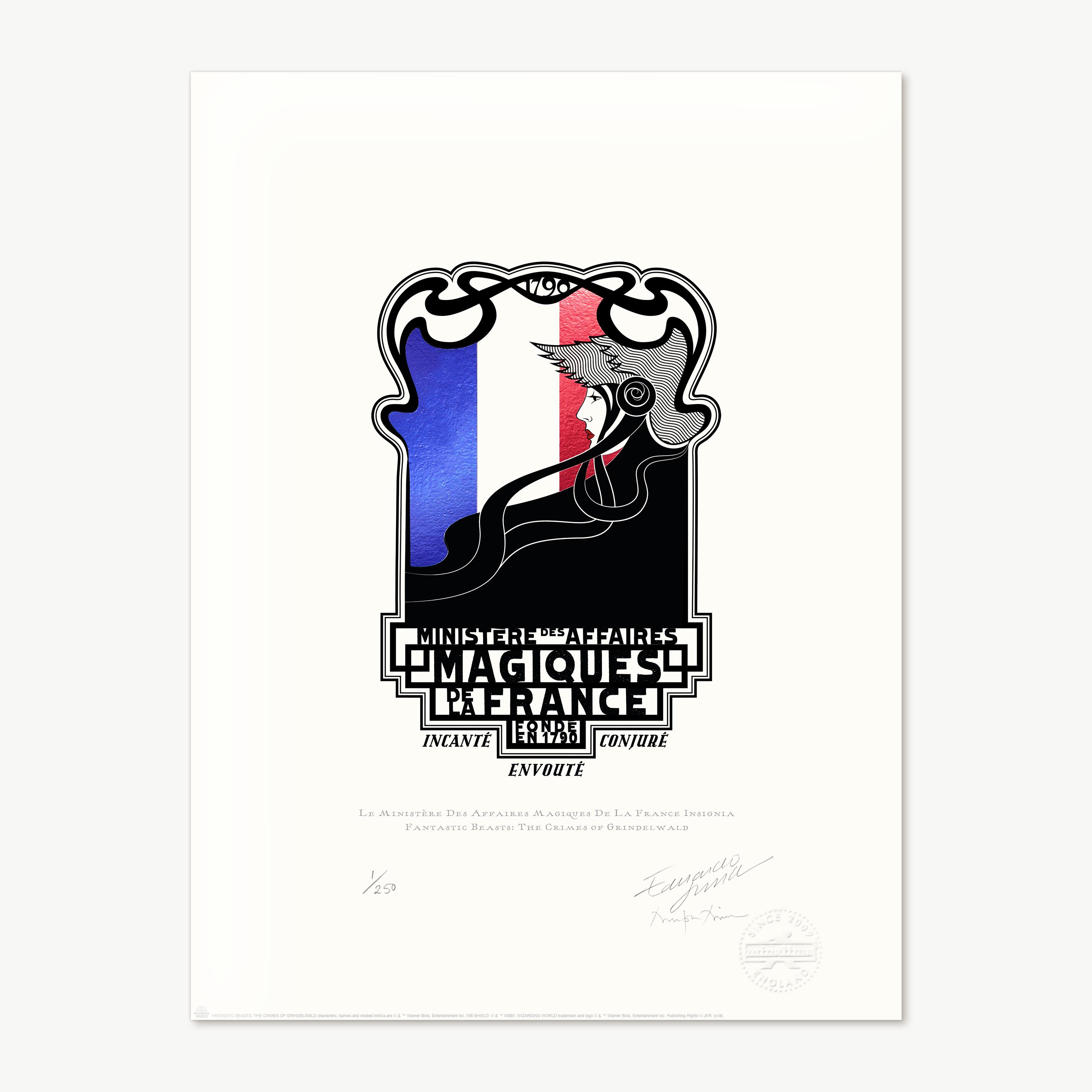Le Ministère des Affaires Magiques de la France Insignia