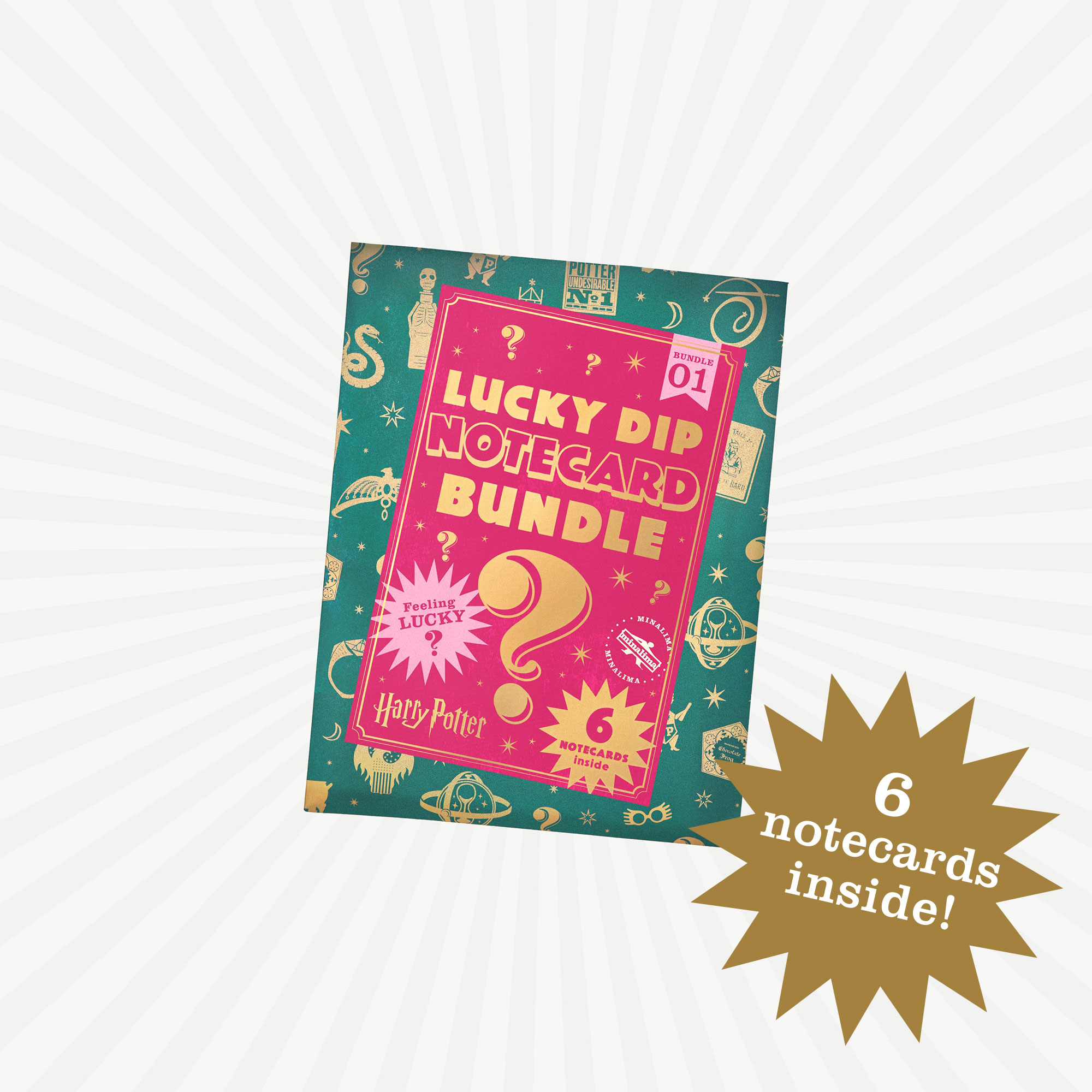 Lucky Dip Notecard Bundle - 6 Notecards Inside!